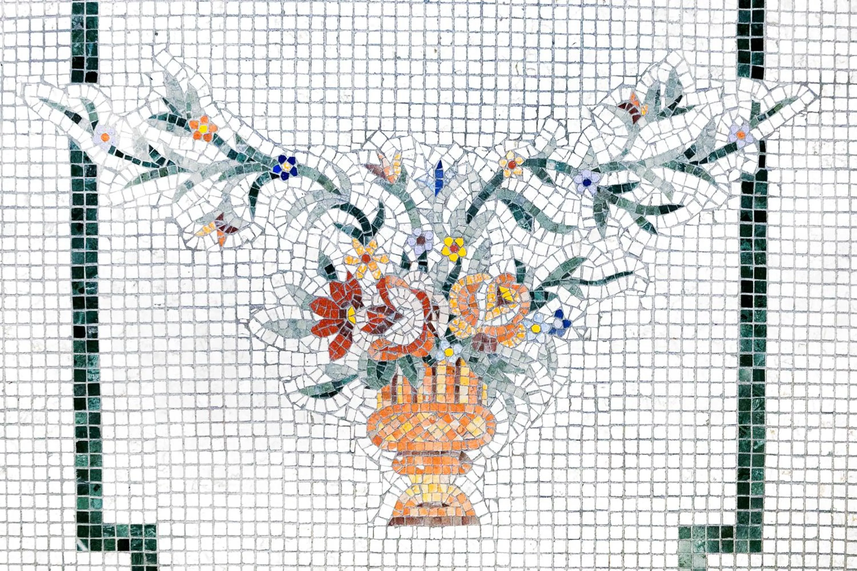 Decorative detail in Hotel Celio