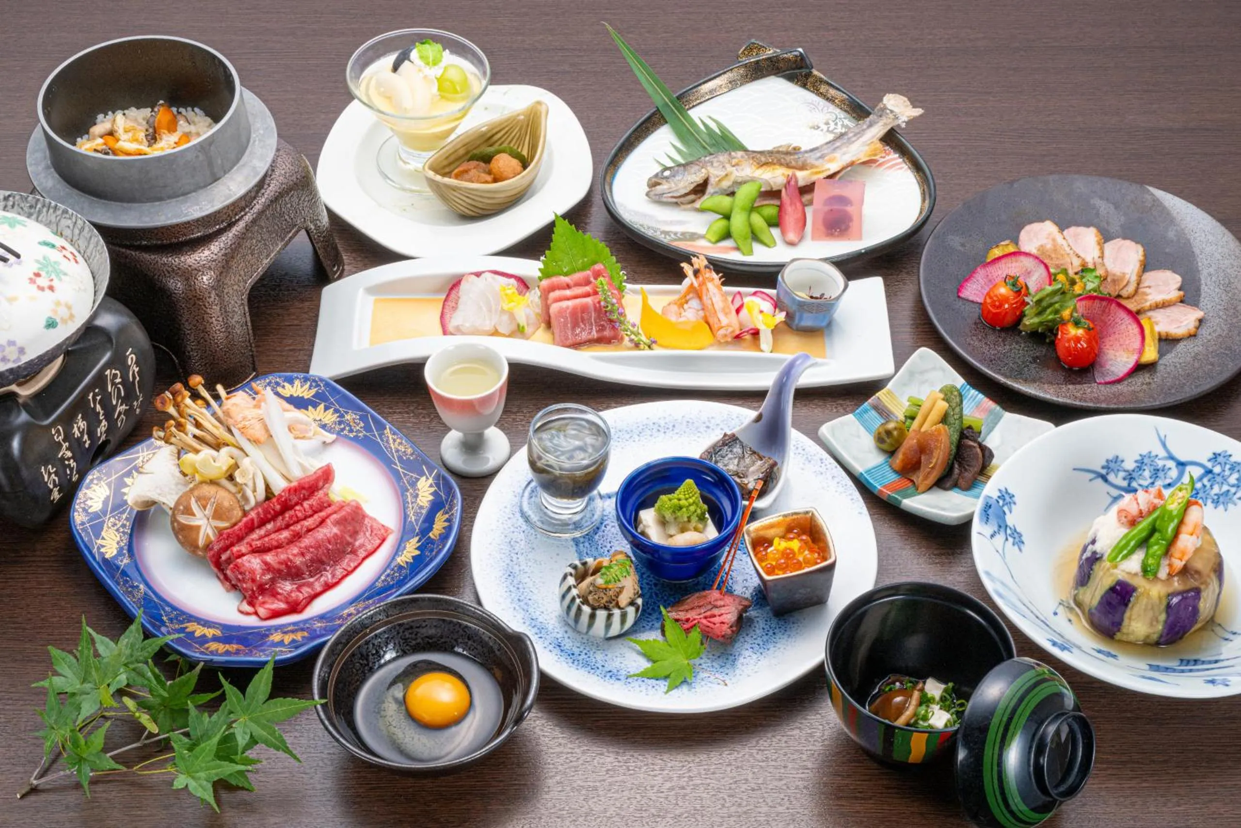 Dinner in Yura No Yado Seifuen