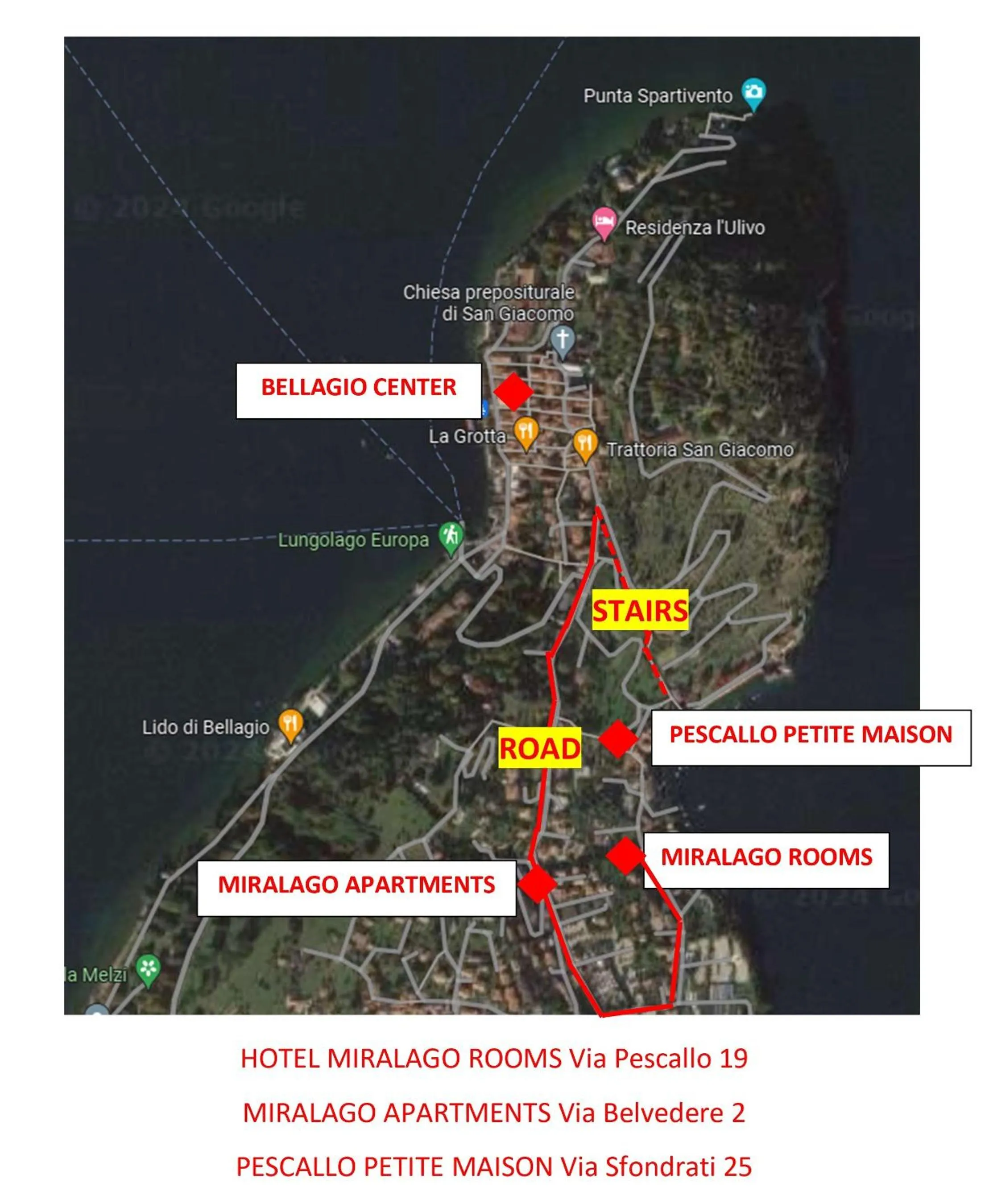 Miralago B&B and Apartments