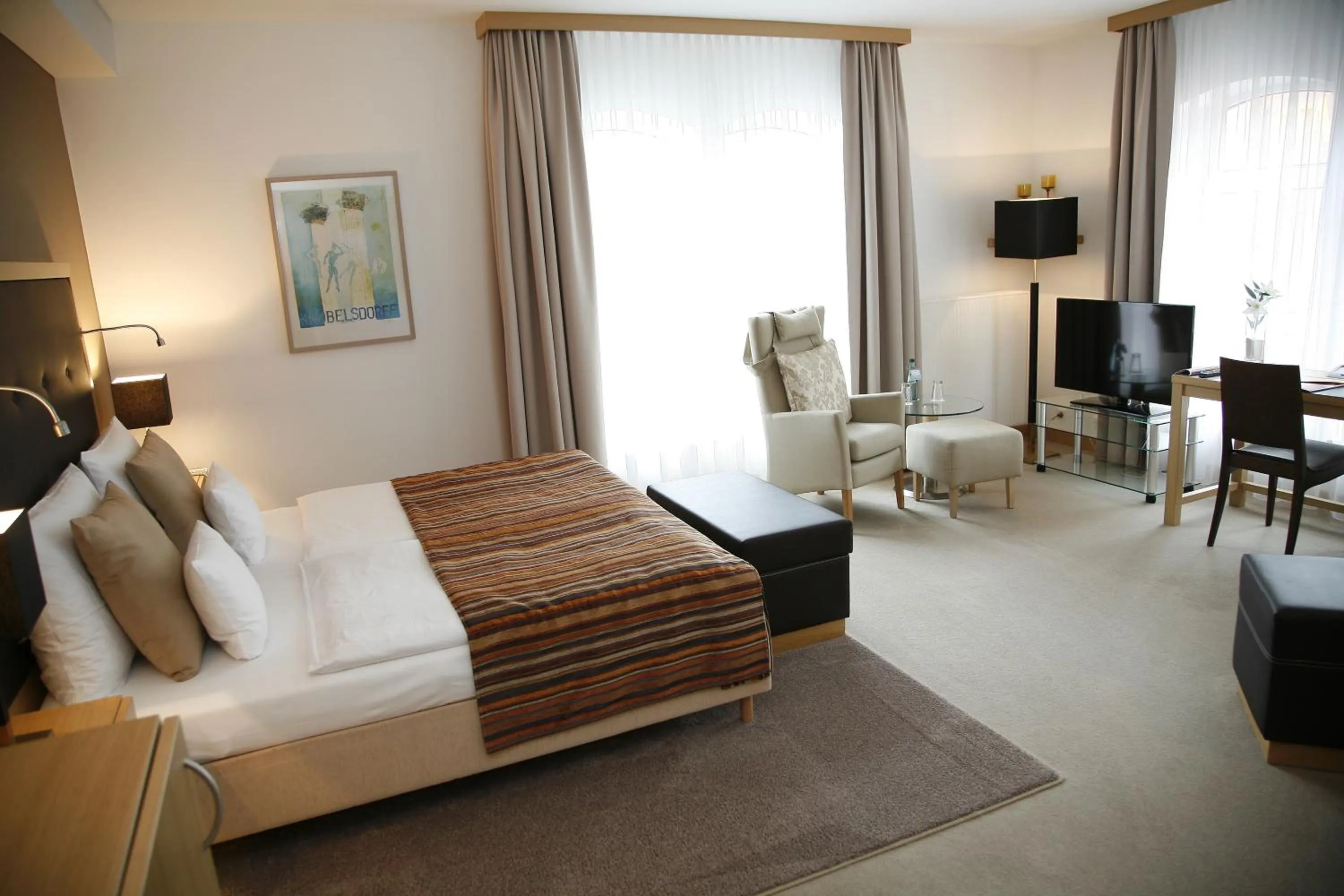 Bedroom, Bed in Hotelpark Stadtbrauerei Arnstadt