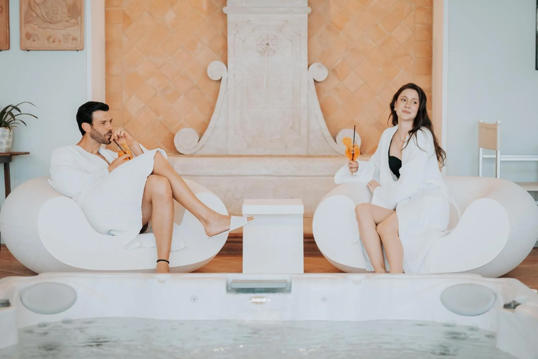 Hot Tub in Locanda Poggioleone