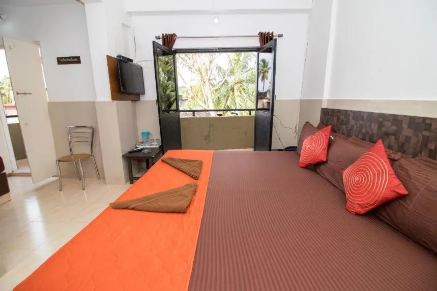 Bed in Travo Suites Panjim