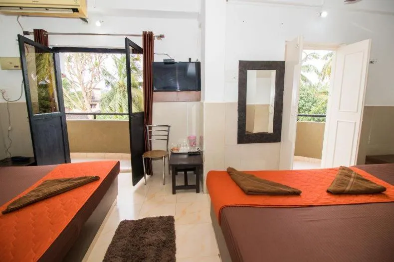 Bed in Travo Suites Panjim