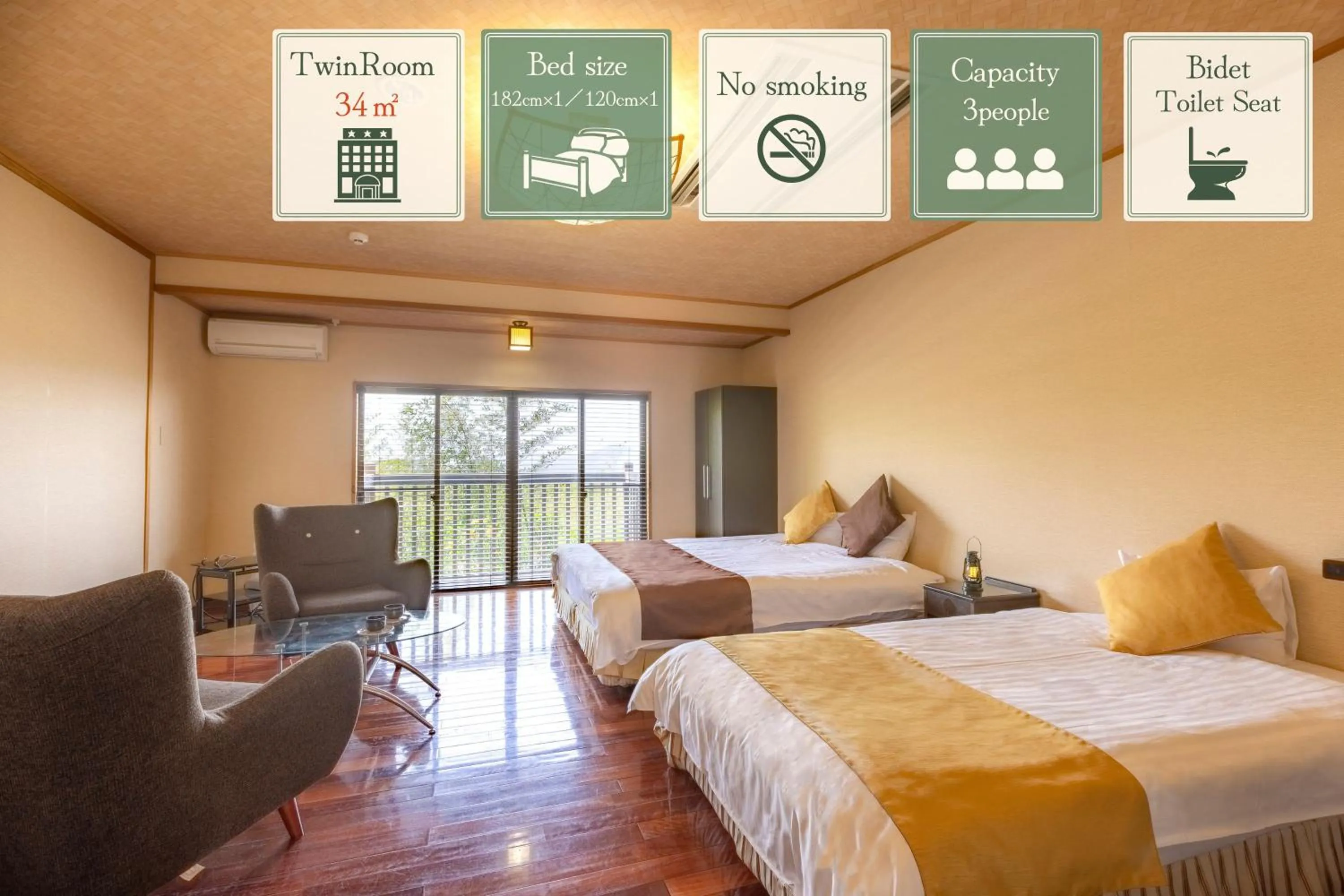 Photo of the whole room, Bed in Goto Conkana Kingdom