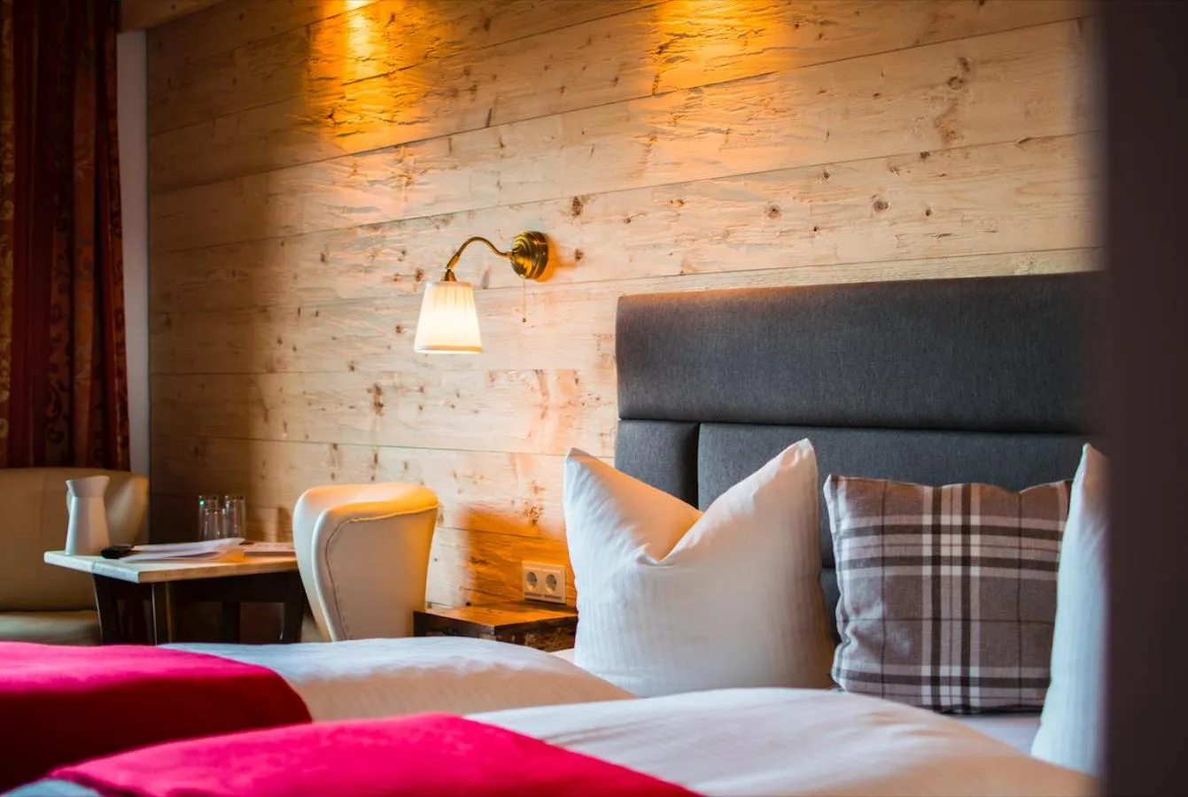 Bed in Hotel Berghof