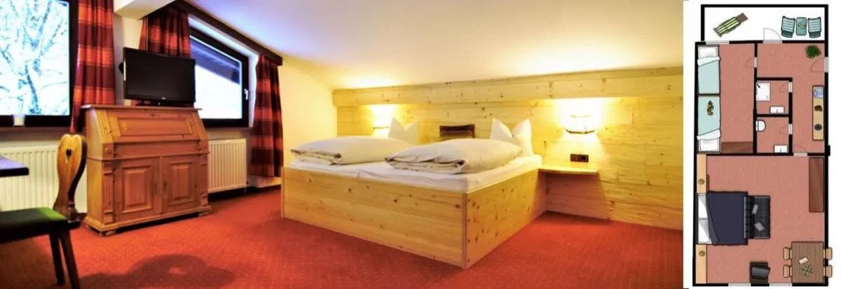 Photo of the whole room, Bed in Hotel Berghof