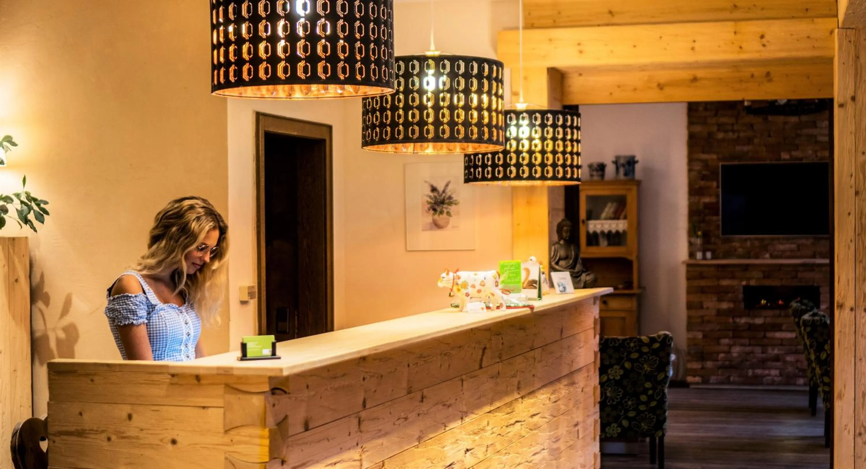 Lobby or reception in Hotel Berghof