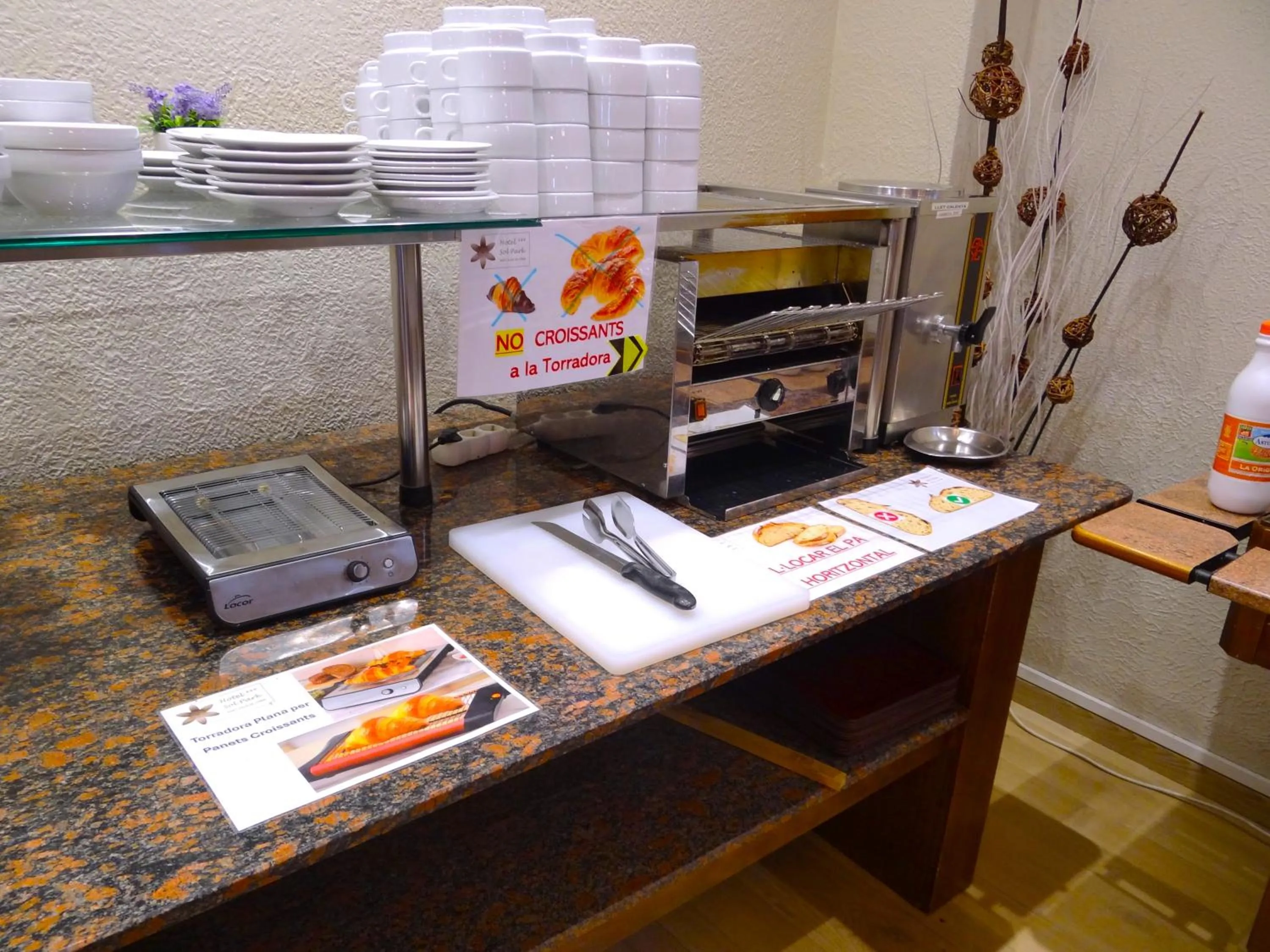 Buffet breakfast in Hotel Sol-Park