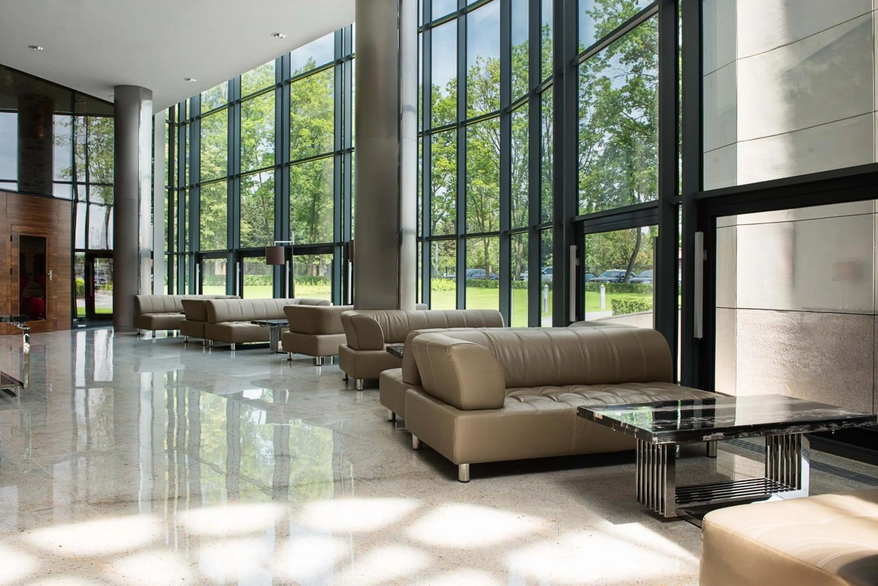 Lobby or reception in Hotel Warszawianka