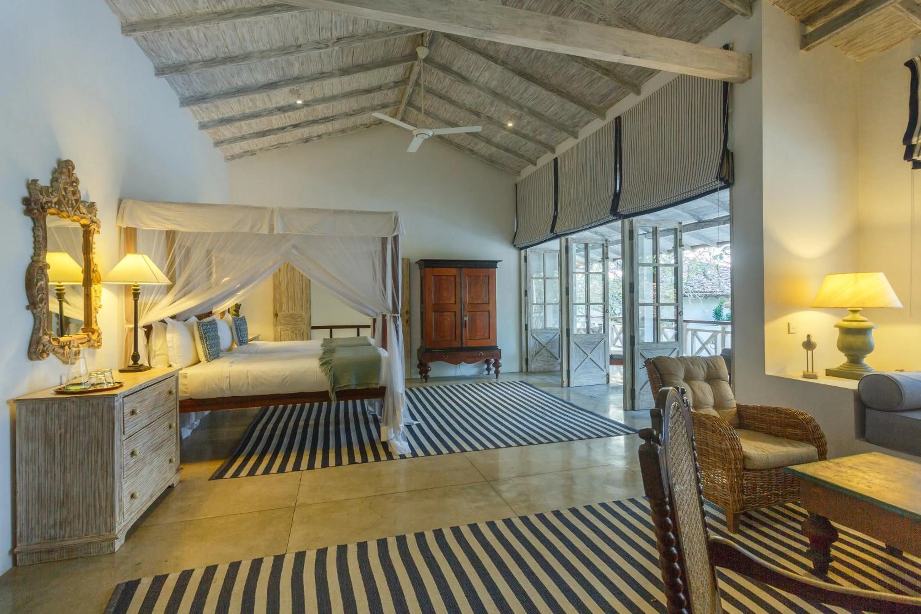 Bedroom, Bed in Habaraduwa House