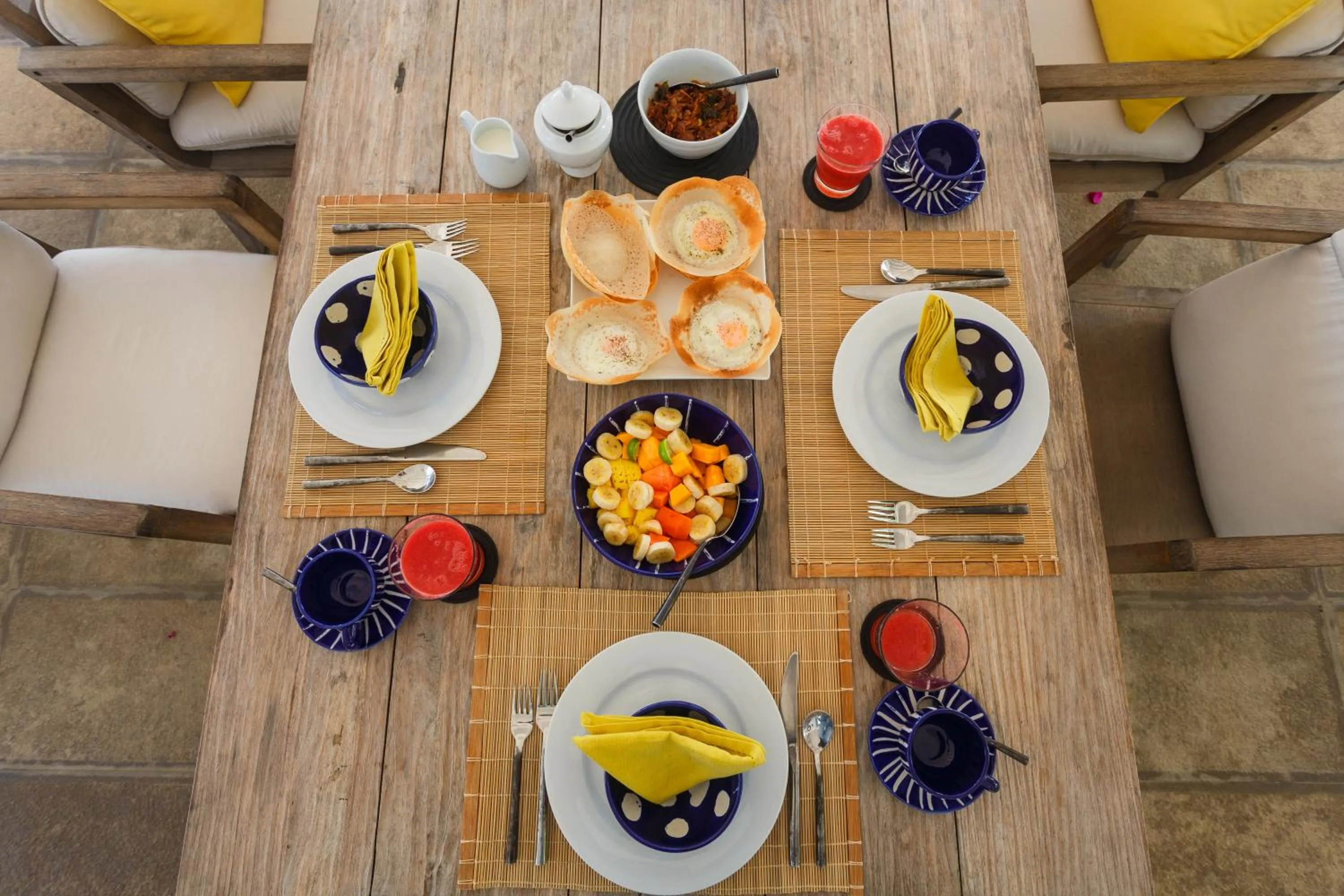 Food close-up in Habaraduwa House
