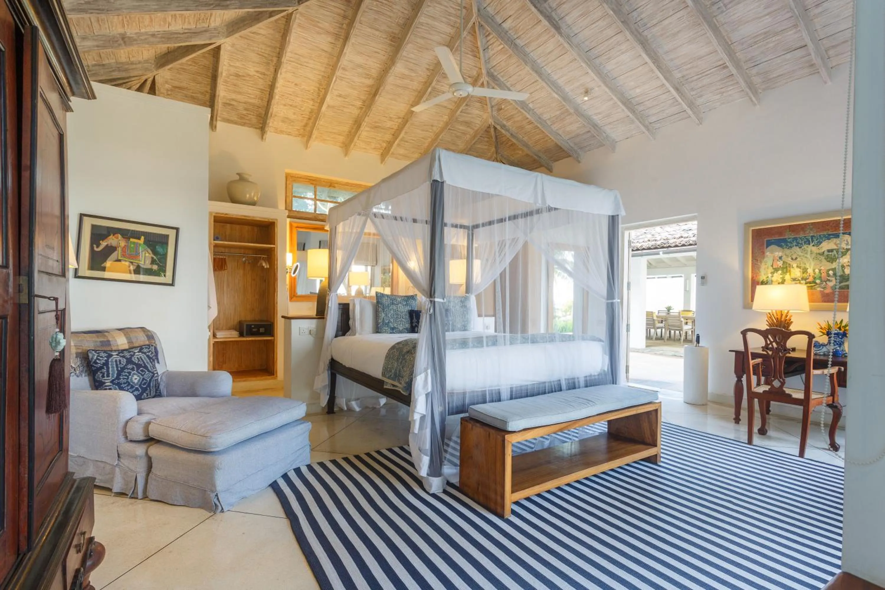 Bedroom, Bed in Habaraduwa House