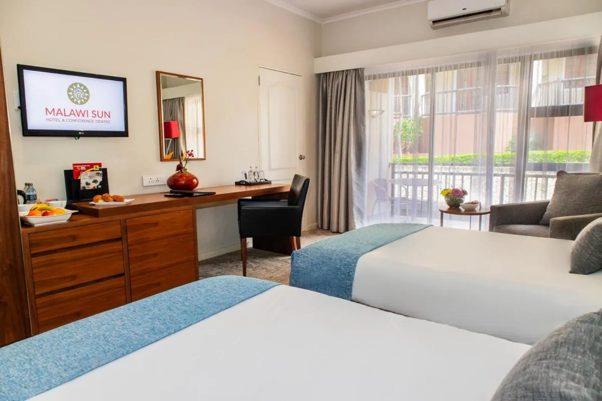 Bed in Malawi Sun Hotel & Conference Centre