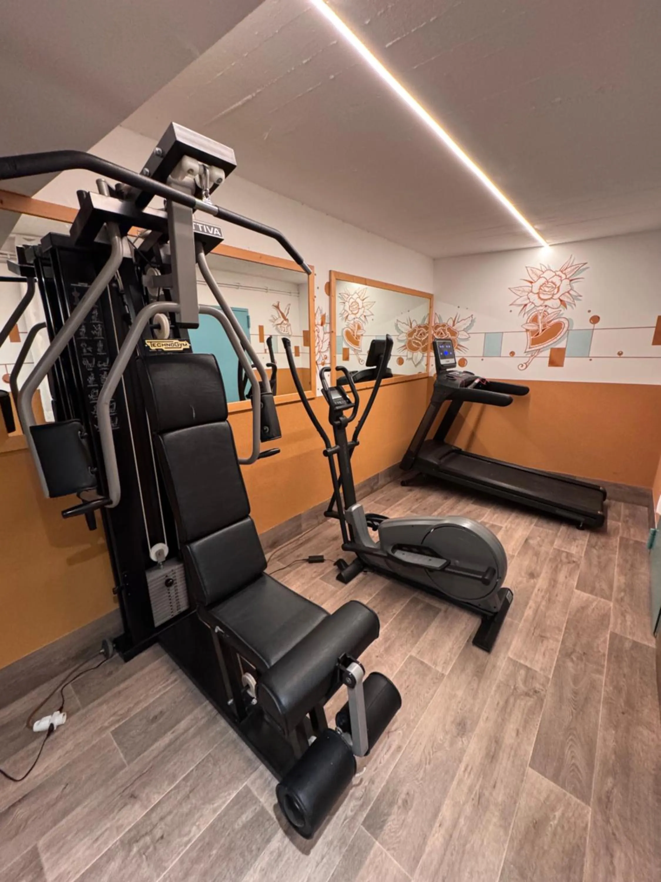 Fitness centre/facilities in Hotel Dolomiti Schloss