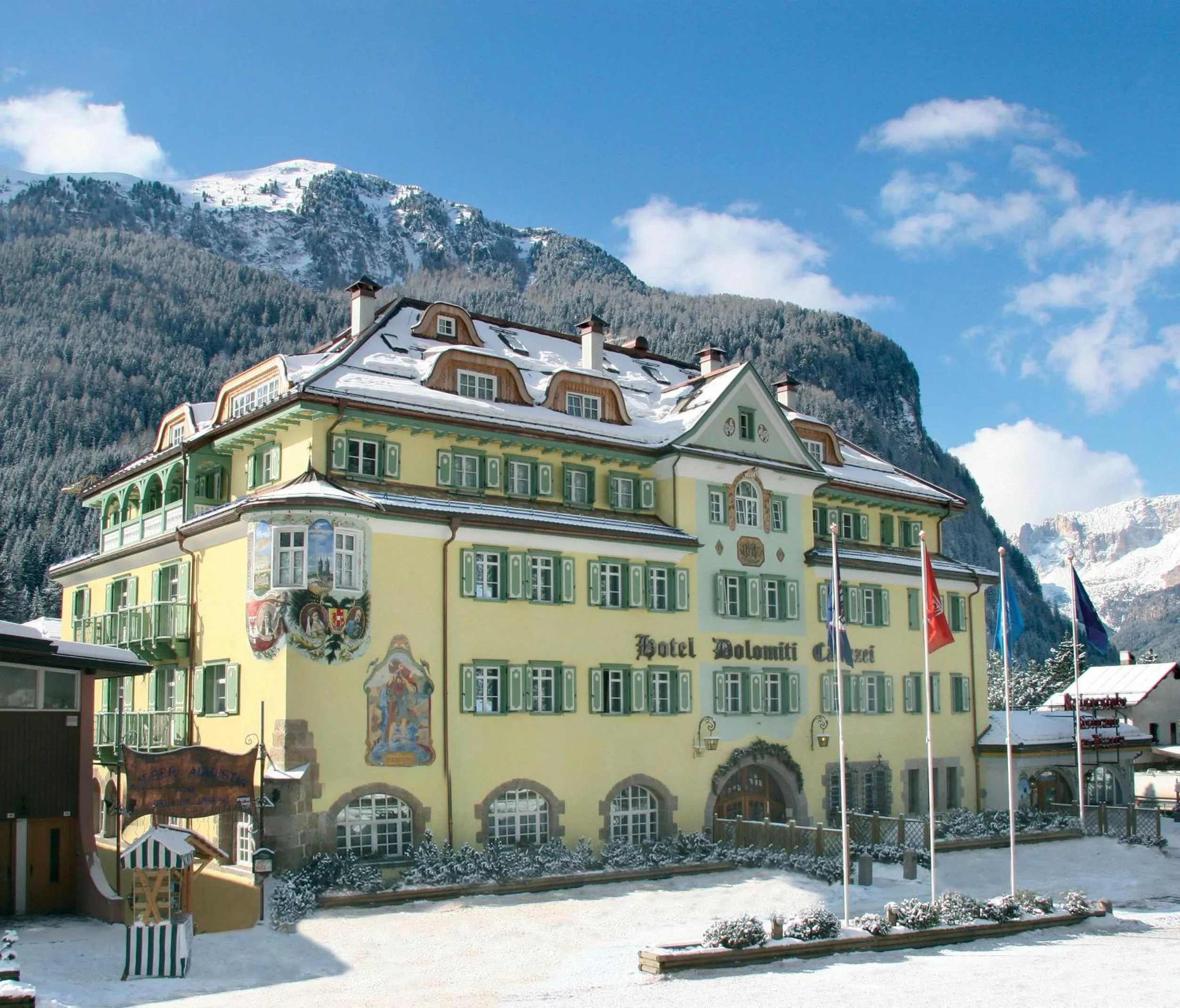 Property building in Hotel Dolomiti Schloss