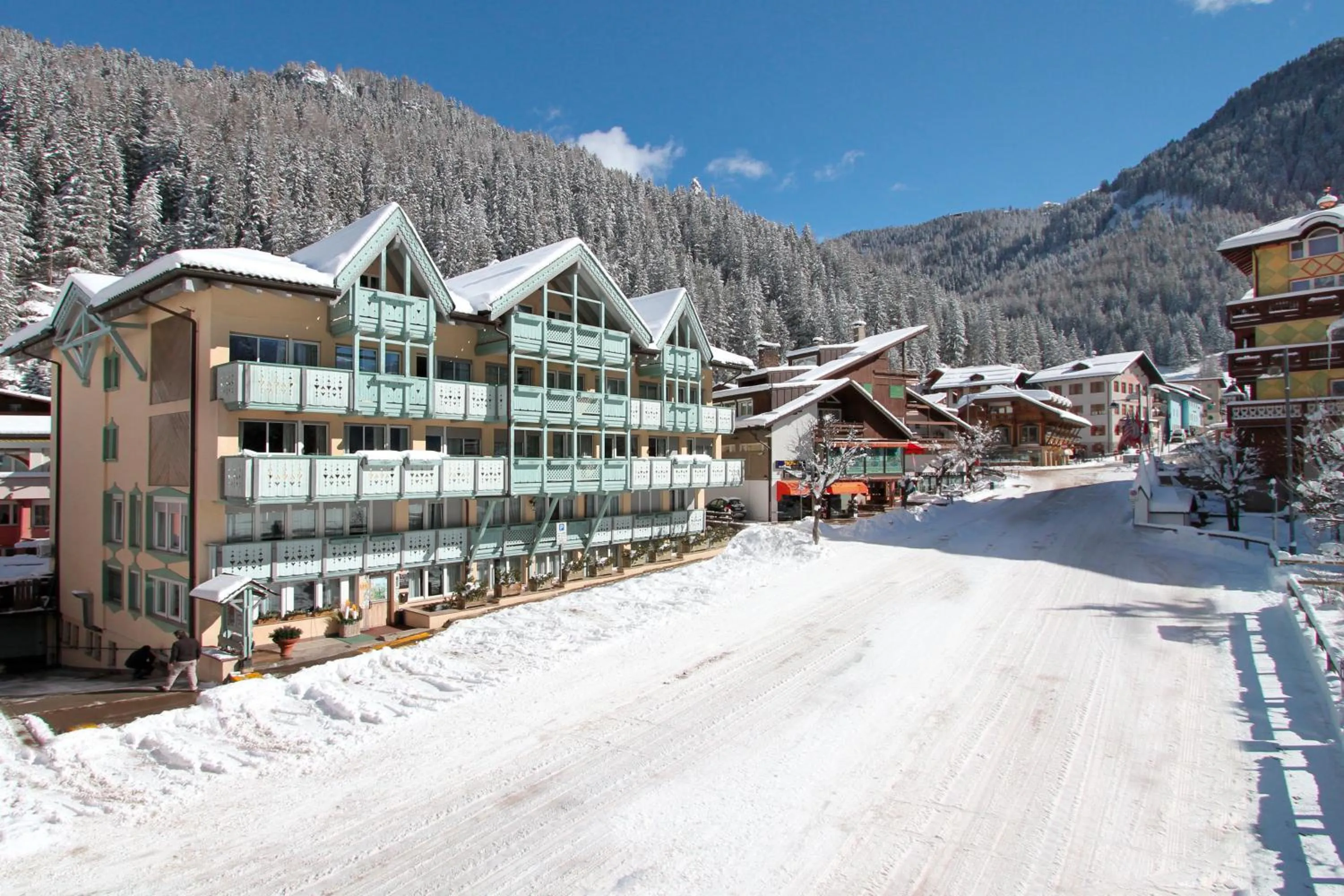 Property building in Hotel Dolomiti Schloss