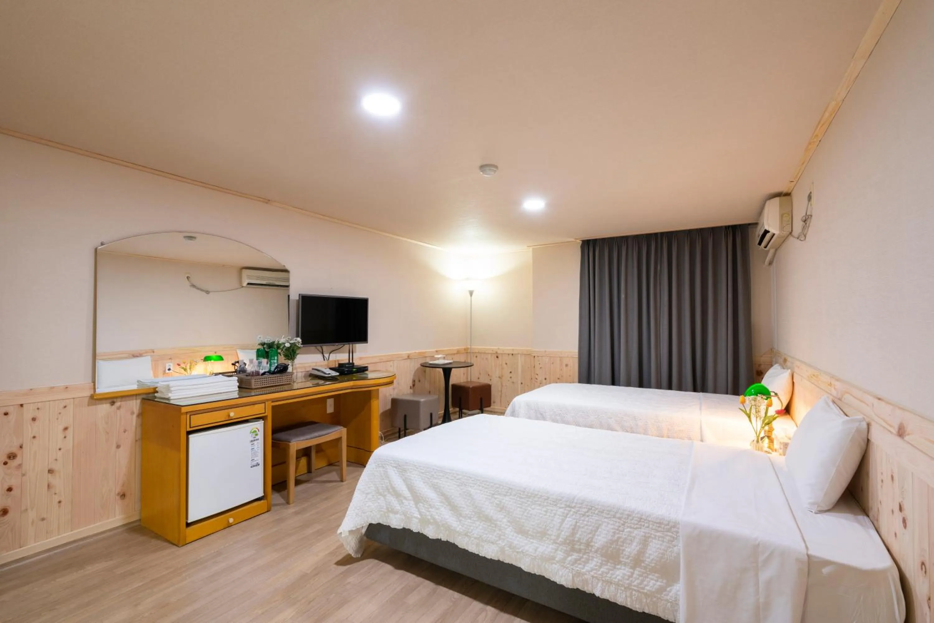 Bed in New Jeju Hotel