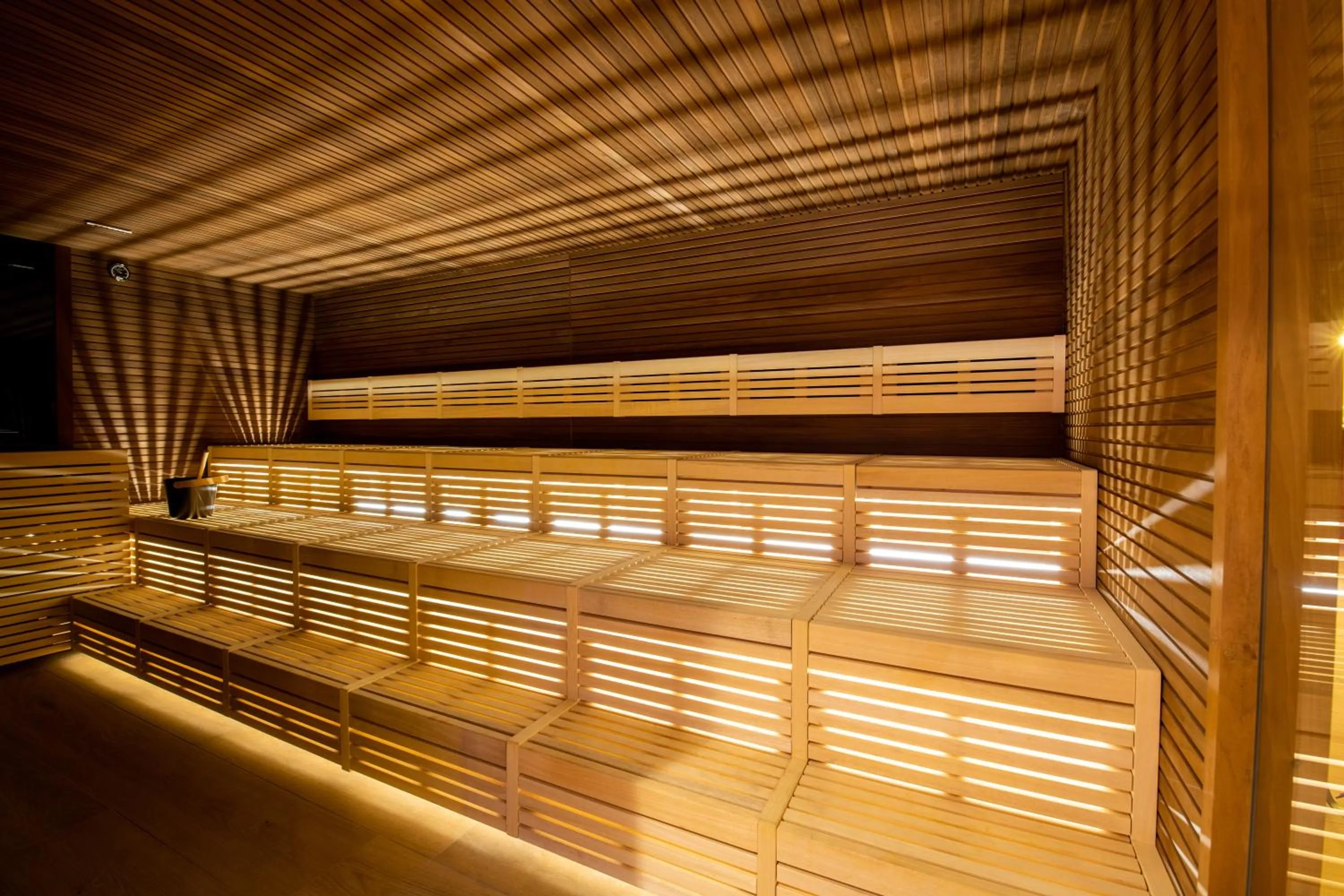 Sauna in Hotel Soreghes Gran Chalet
