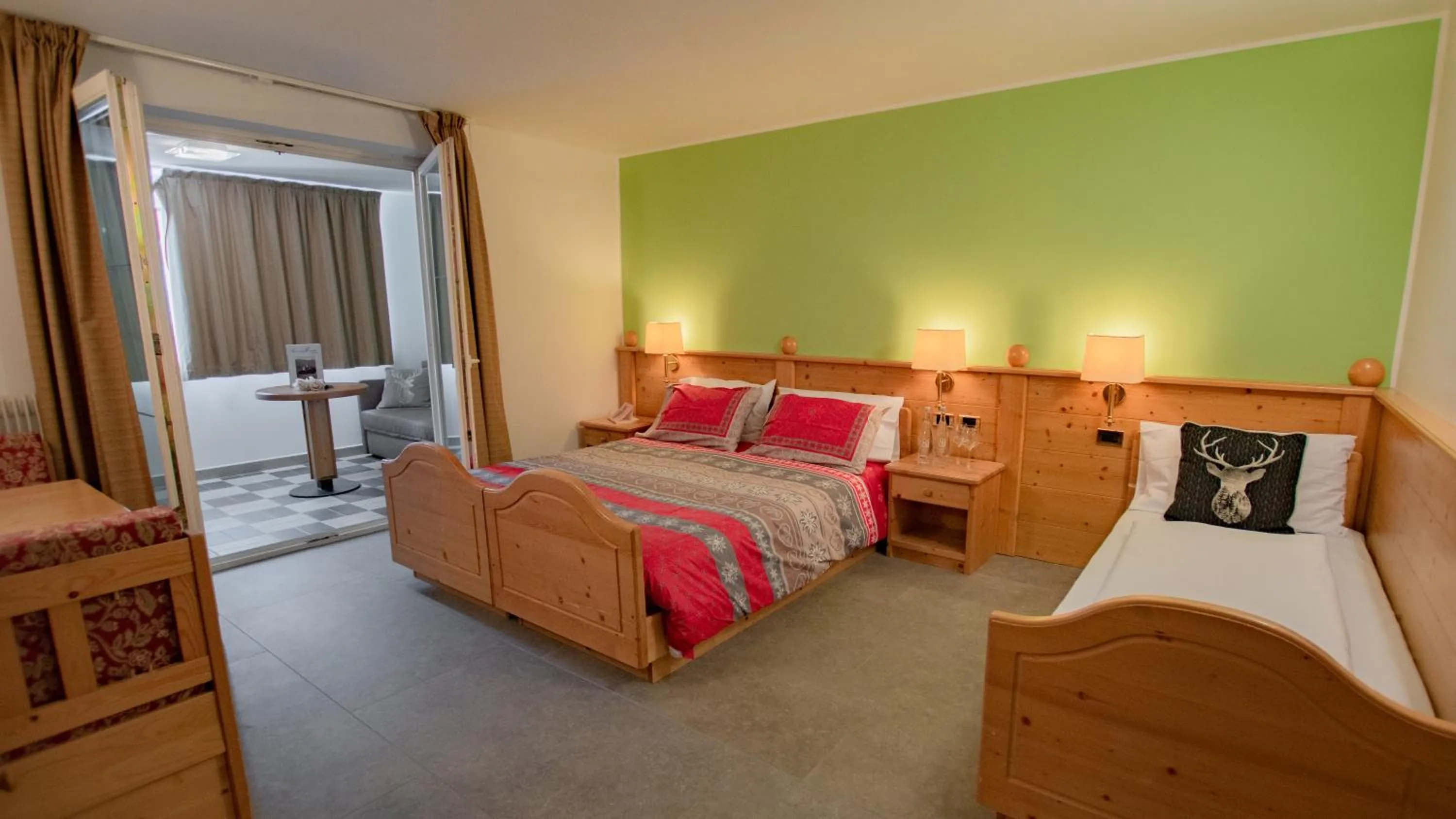 Bed in Hotel Diamant Park