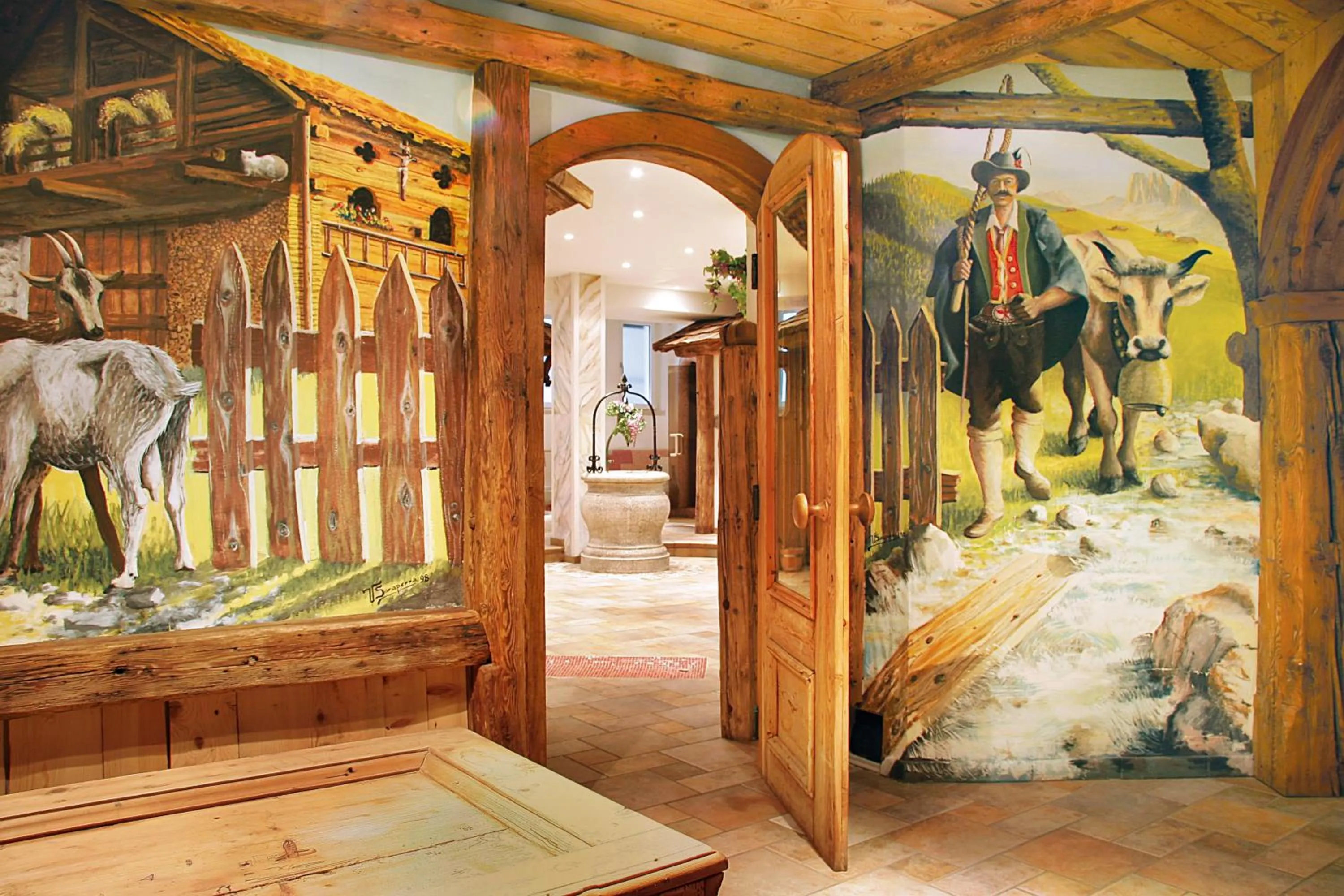 Decorative detail in Hotel Diamant Park