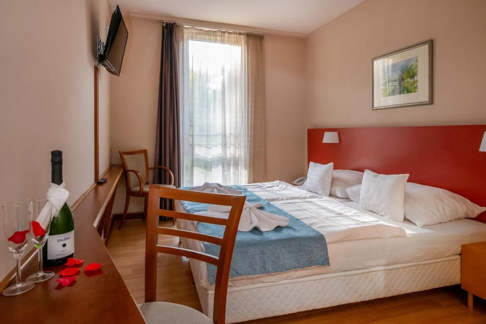 Bed in Dráva Hotel Thermal Resort