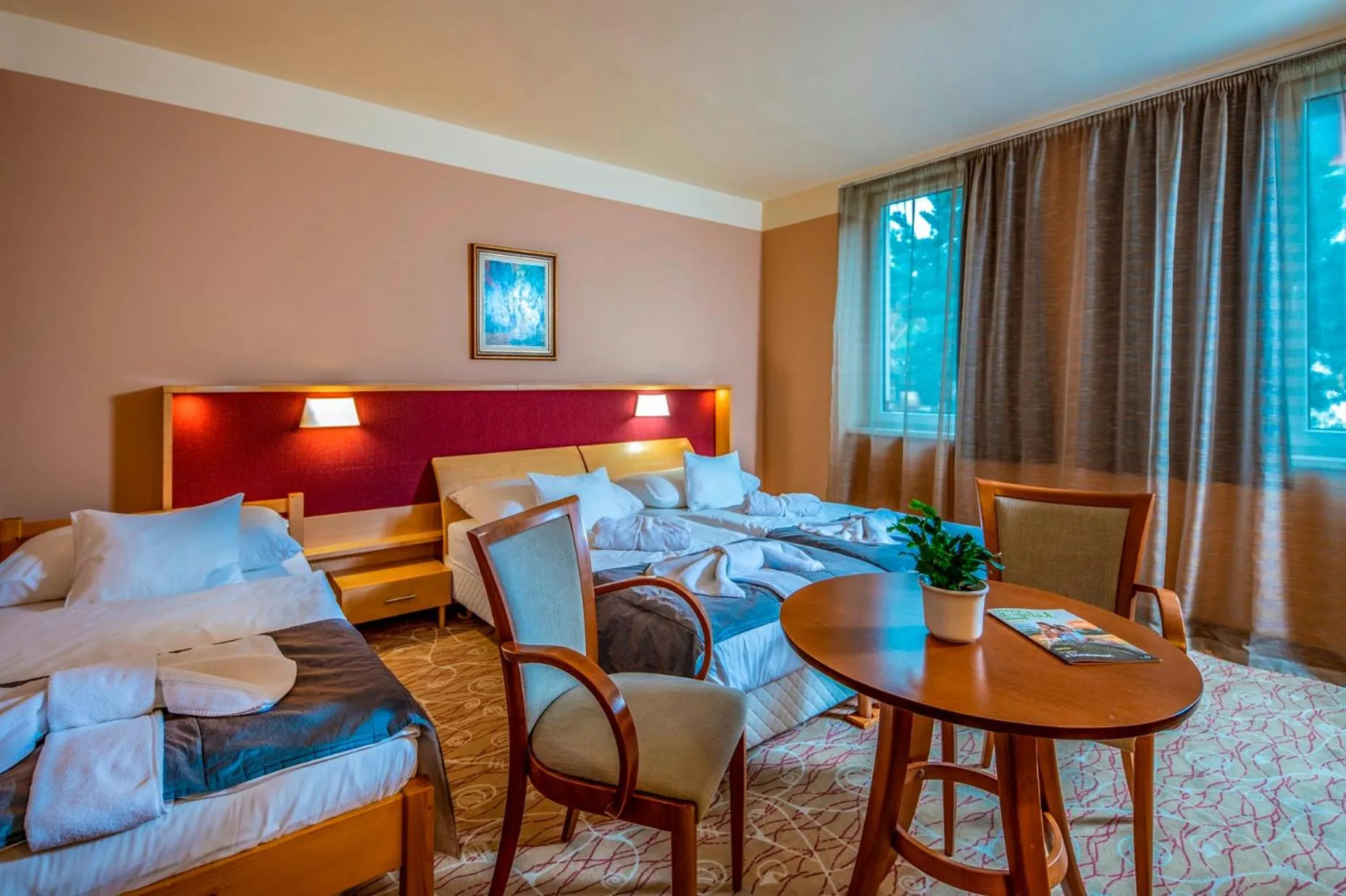 Bed in Dráva Hotel Thermal Resort