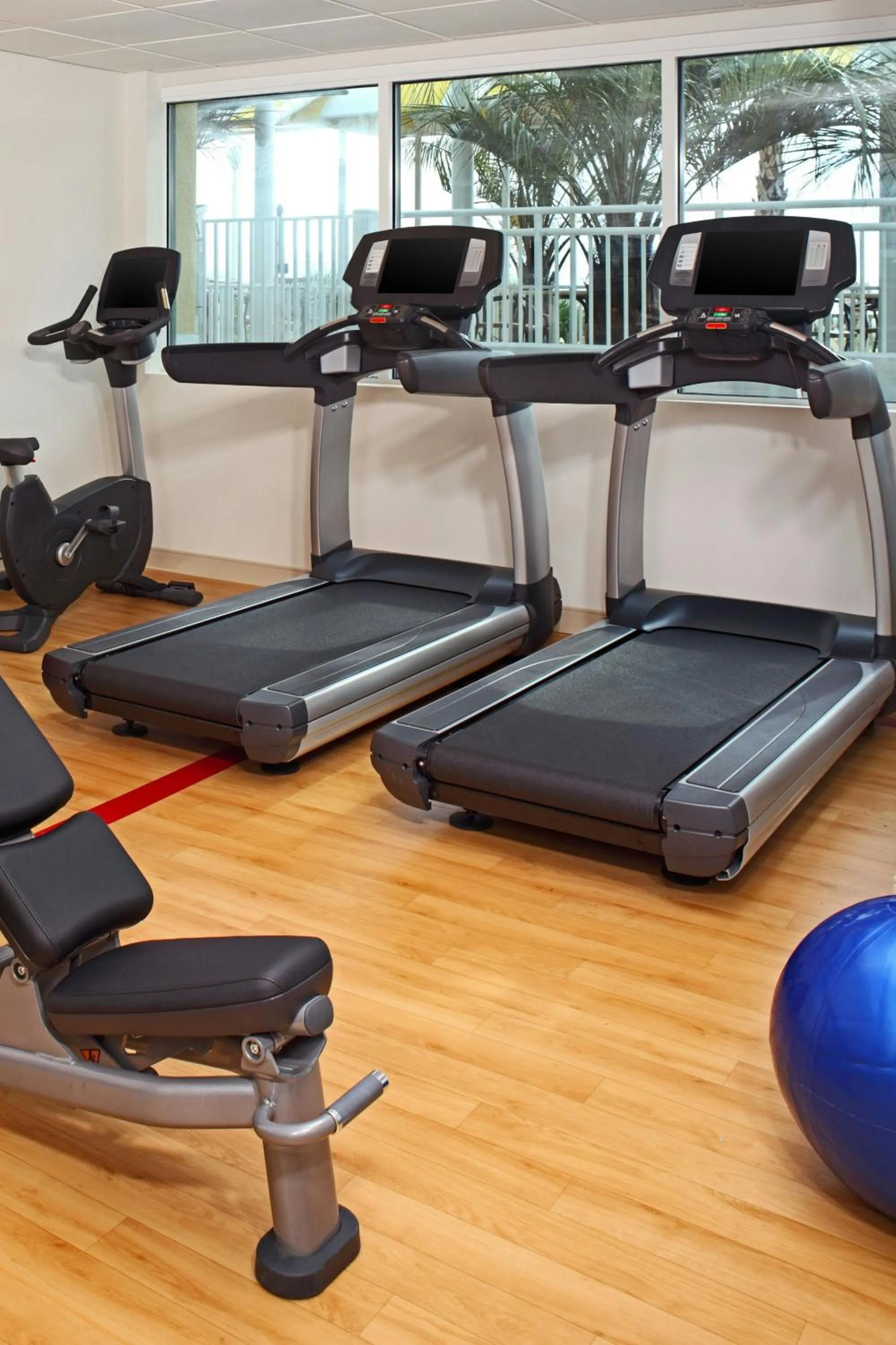 Fitness centre/facilities in Sheraton Oceanfront Hotel