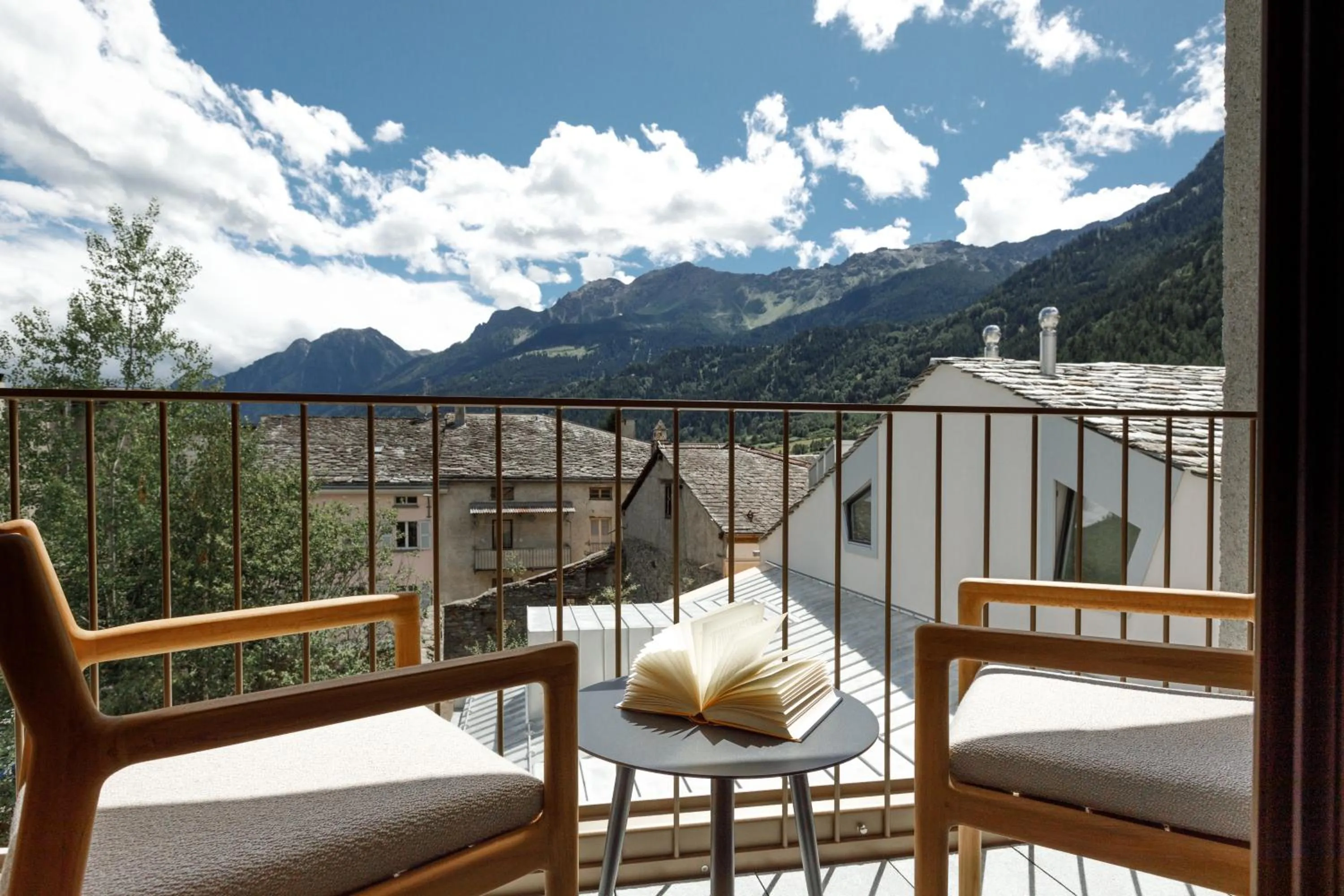 Balcony/Terrace in Hotel & SPA Croce Bianca