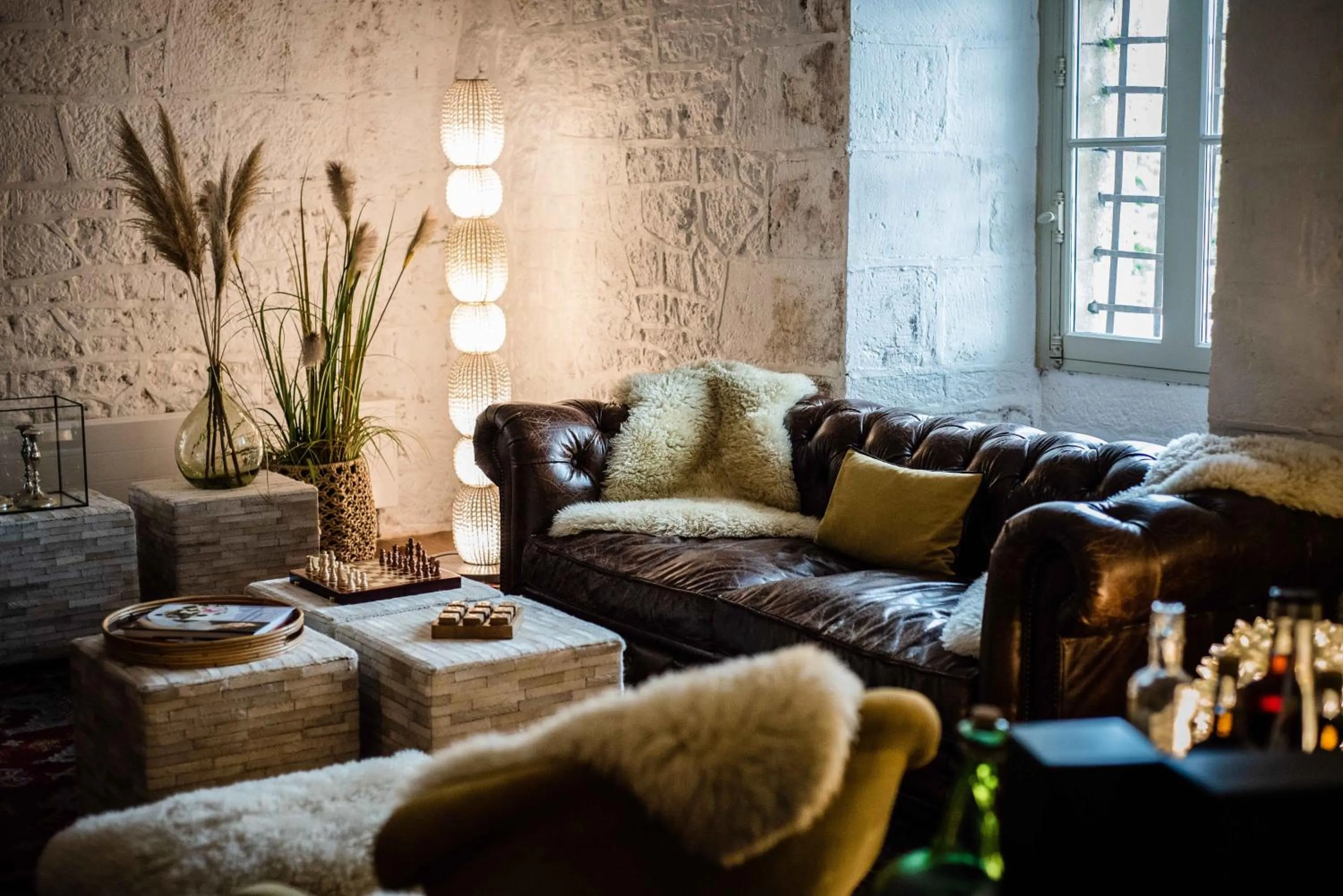 Living room in Hôtel de Bouilhac