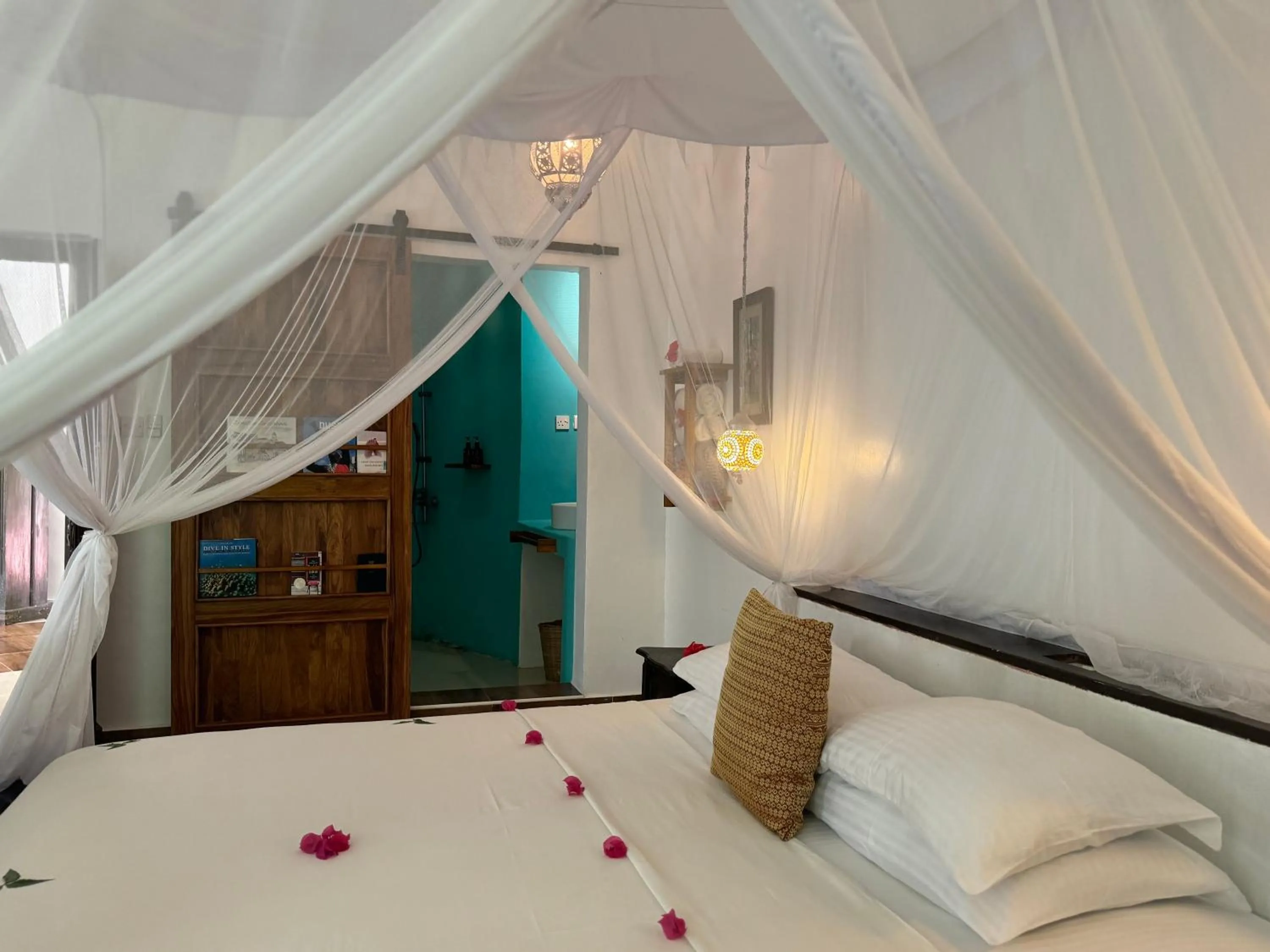 Bed in Jafferji Beach Retreat