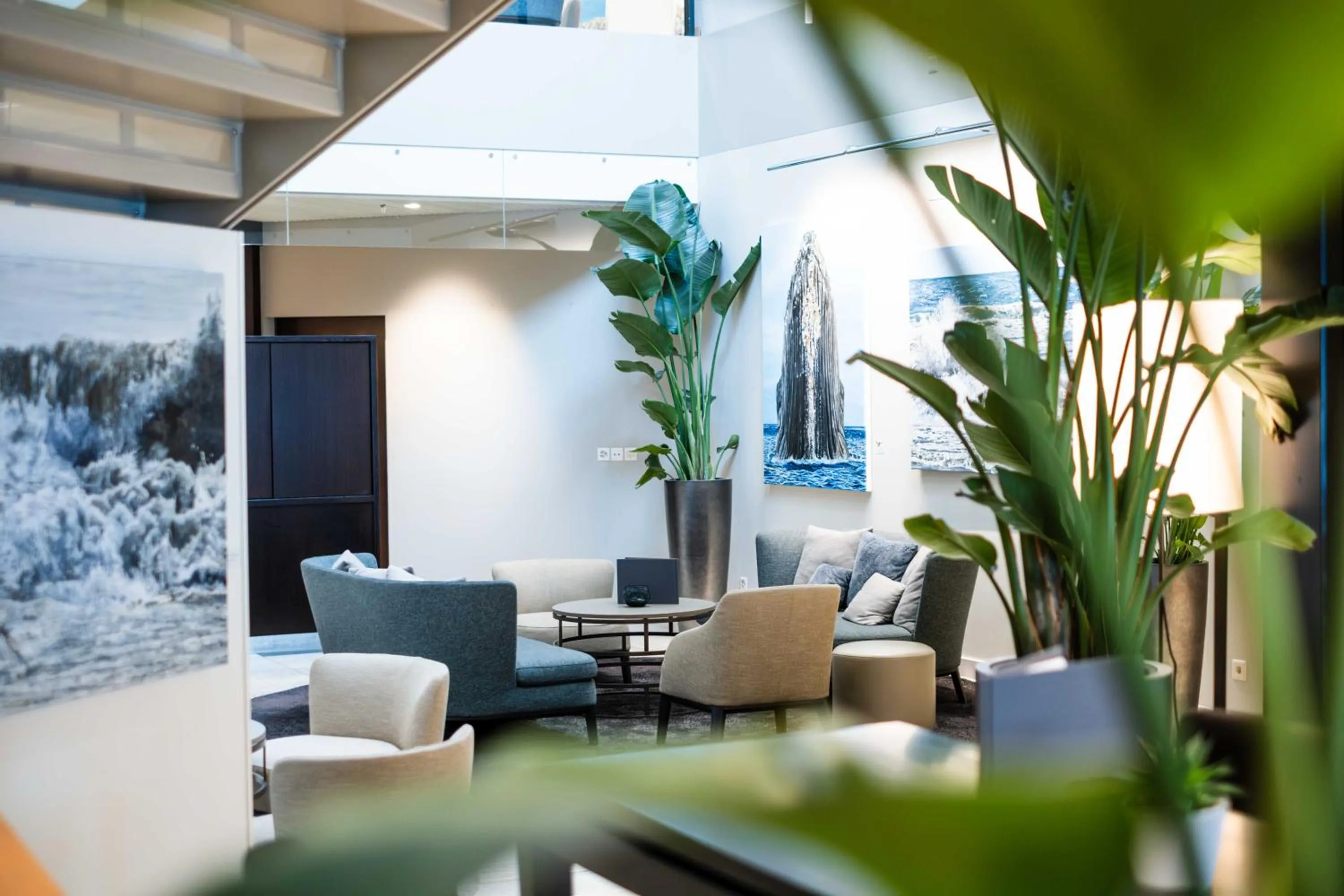 Lobby or reception in Hotel Seepark Thun