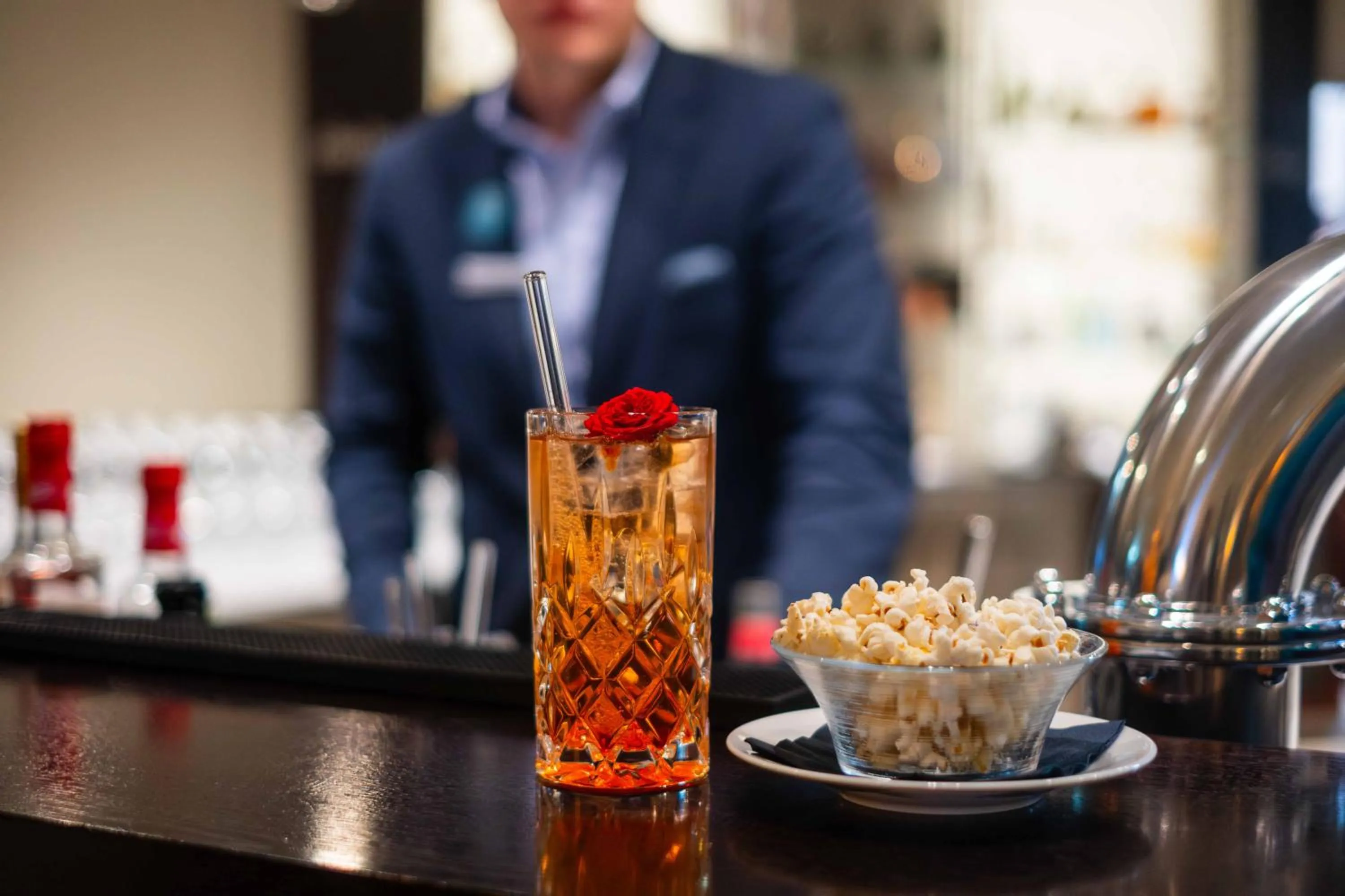 Lounge or bar in Hotel Seepark Thun