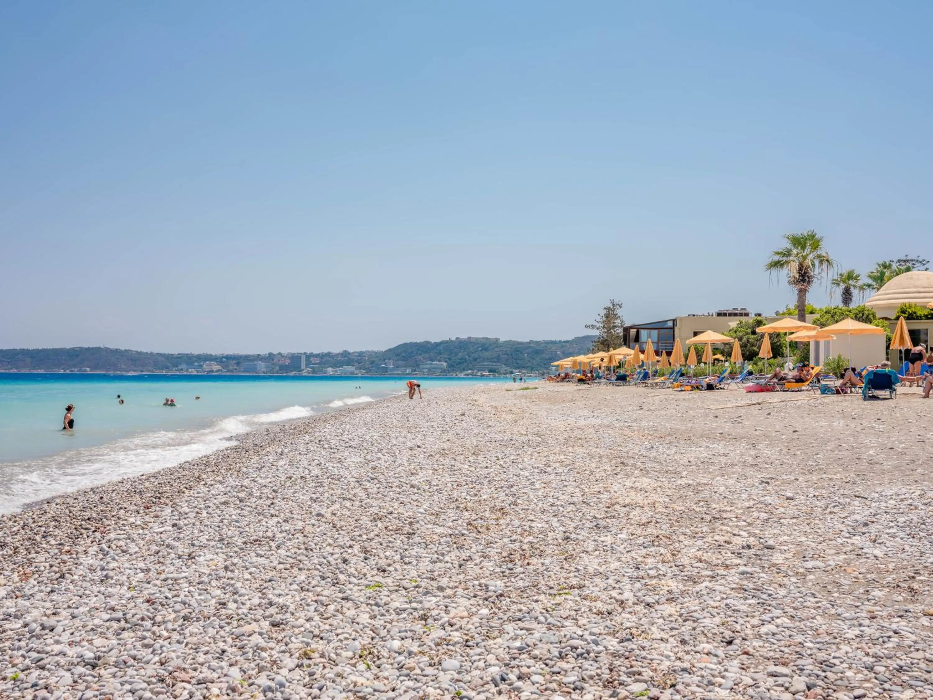 Beach in Sunshine Rhodes