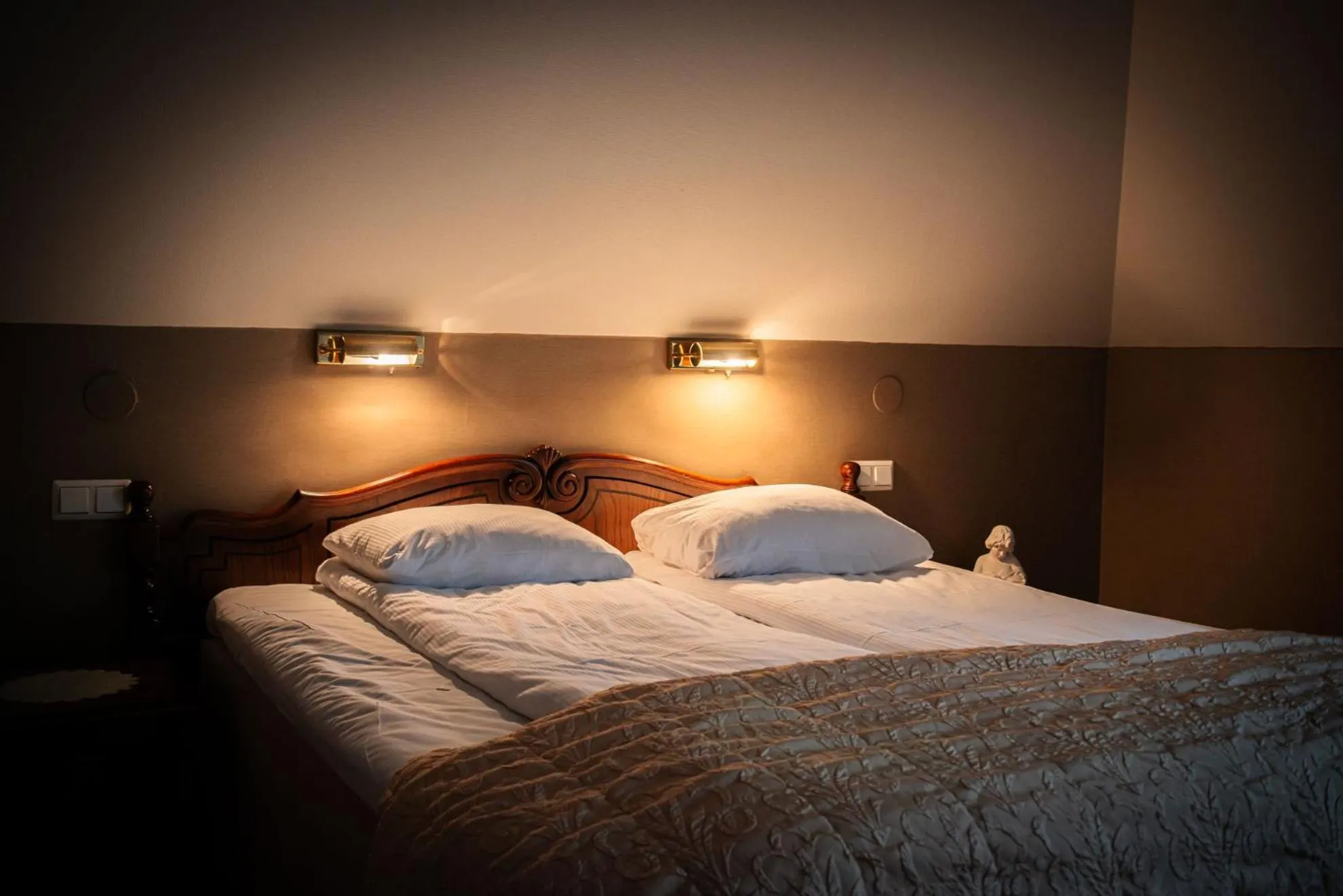 Bed in Hotel Tanum Gestgifveri