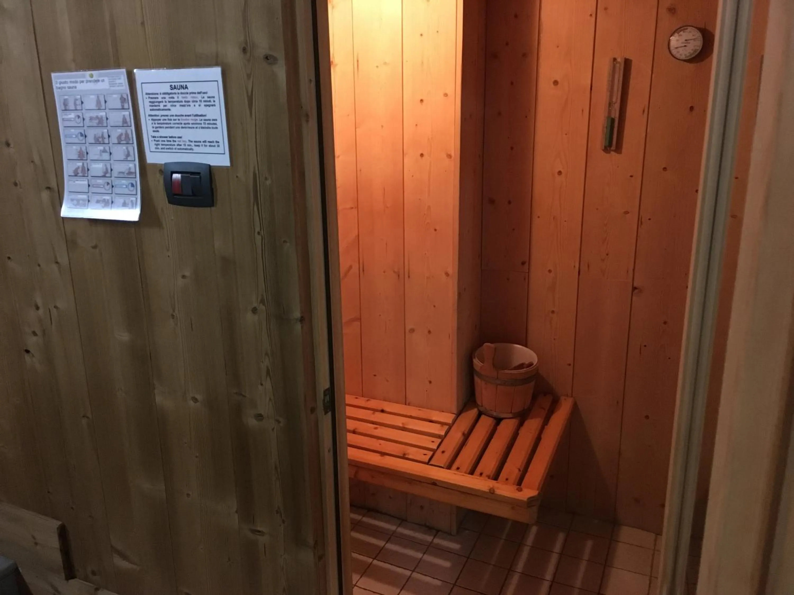 Sauna in Résidence Château Royal