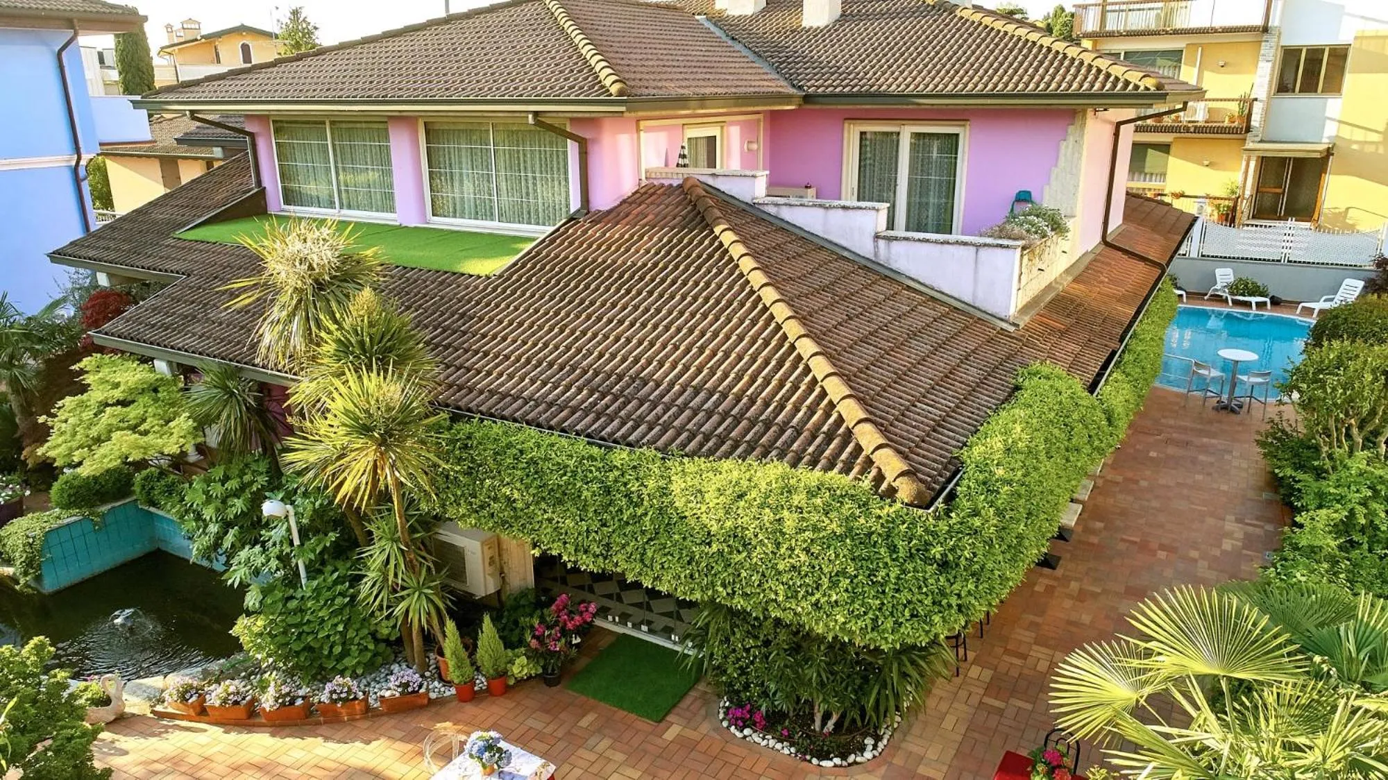 Balcony/Terrace in HOTEL Villa Lilla