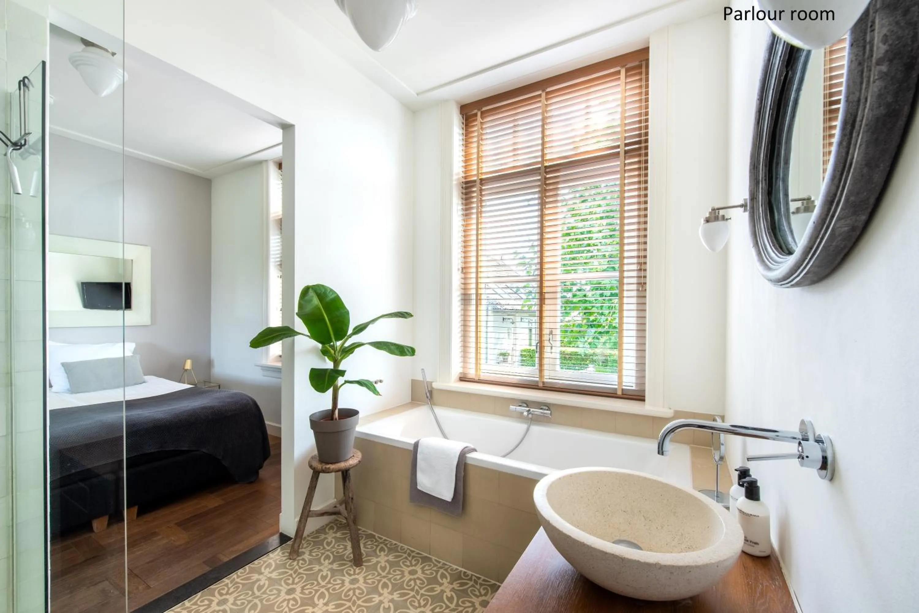 Bed in Boutique hotel Villa Oldenhoff