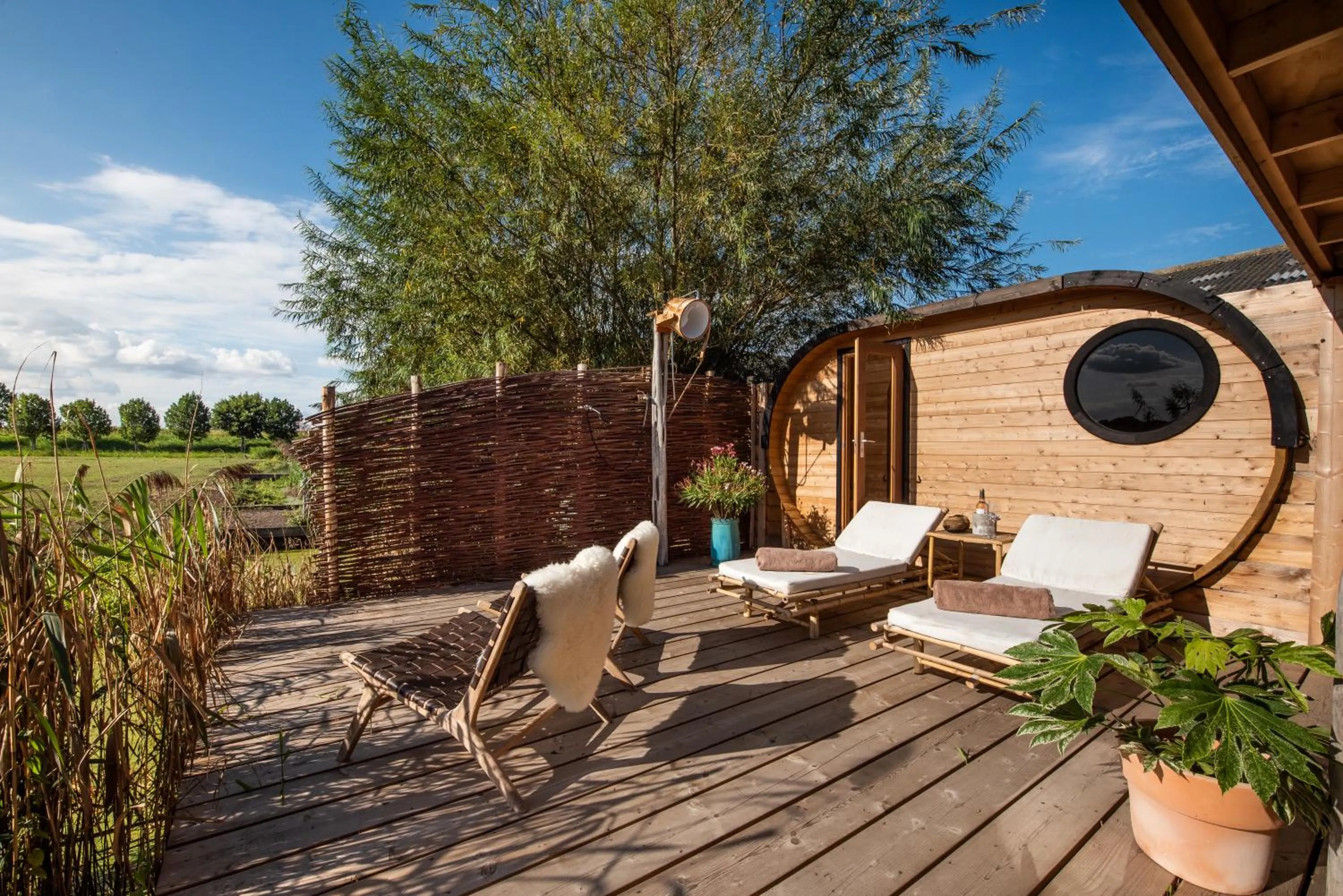 Patio in Boutique hotel Villa Oldenhoff