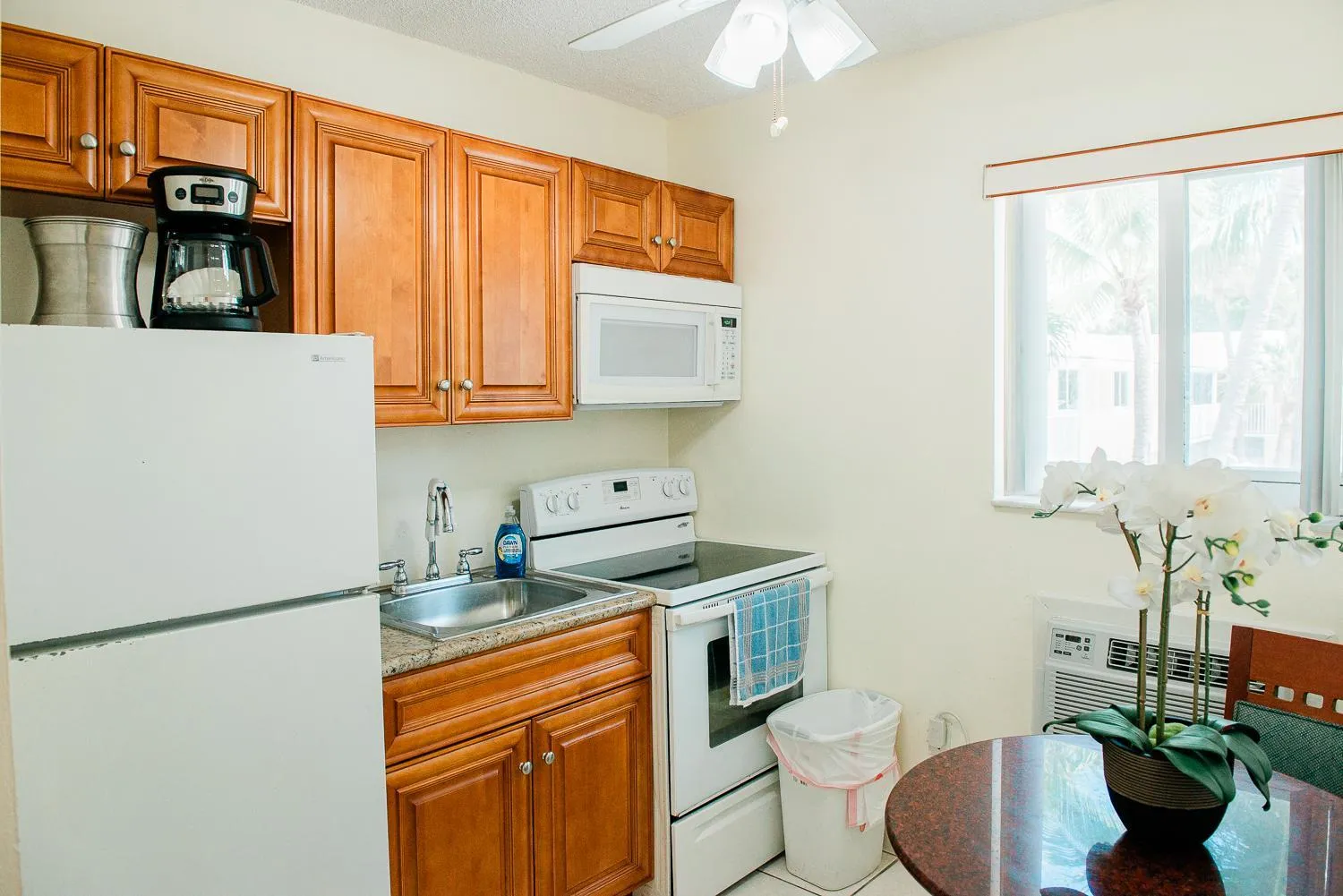 Kitchen or kitchenette in Shore Haven Resort Inn
