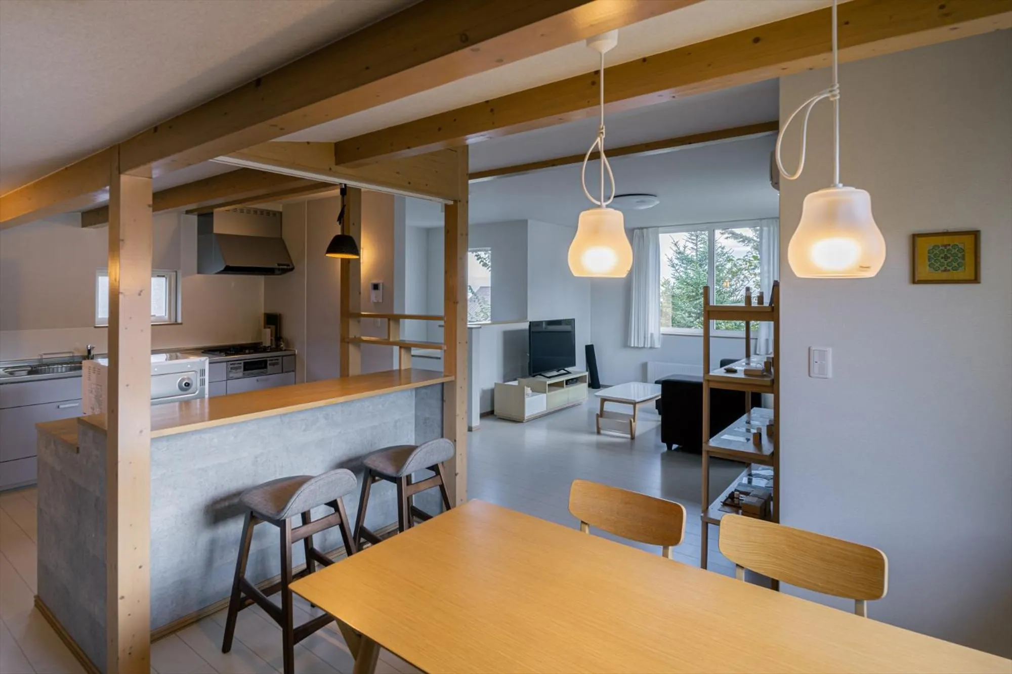 Kitchen or kitchenette in Bliss & Bless Furano