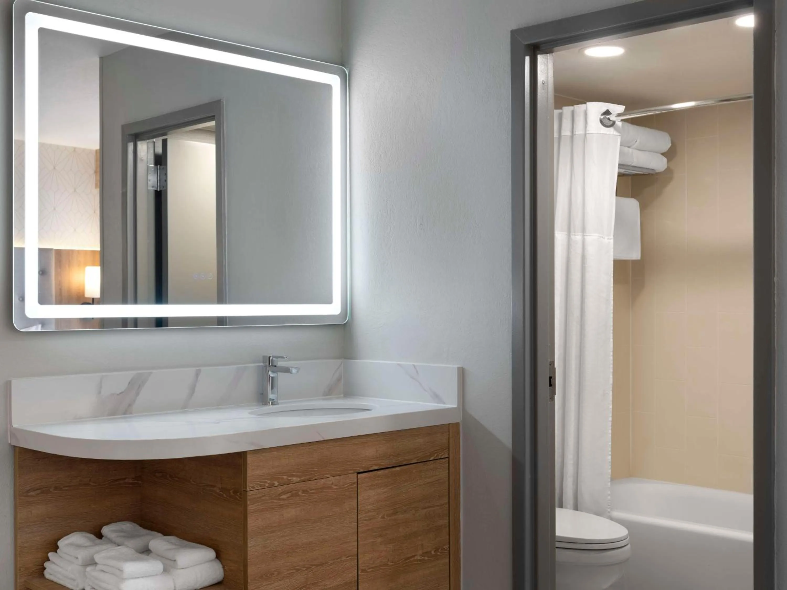 Bathroom in Hyatt Place Kansas City/Overland Park/Metcalf