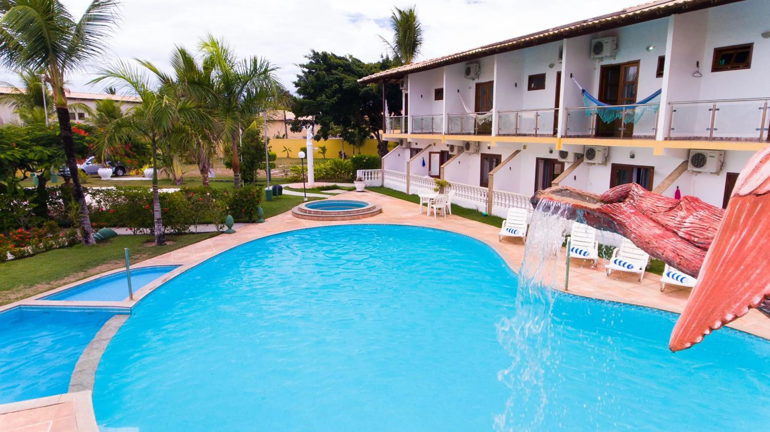 Pool view in Benko´s Praia Hotel