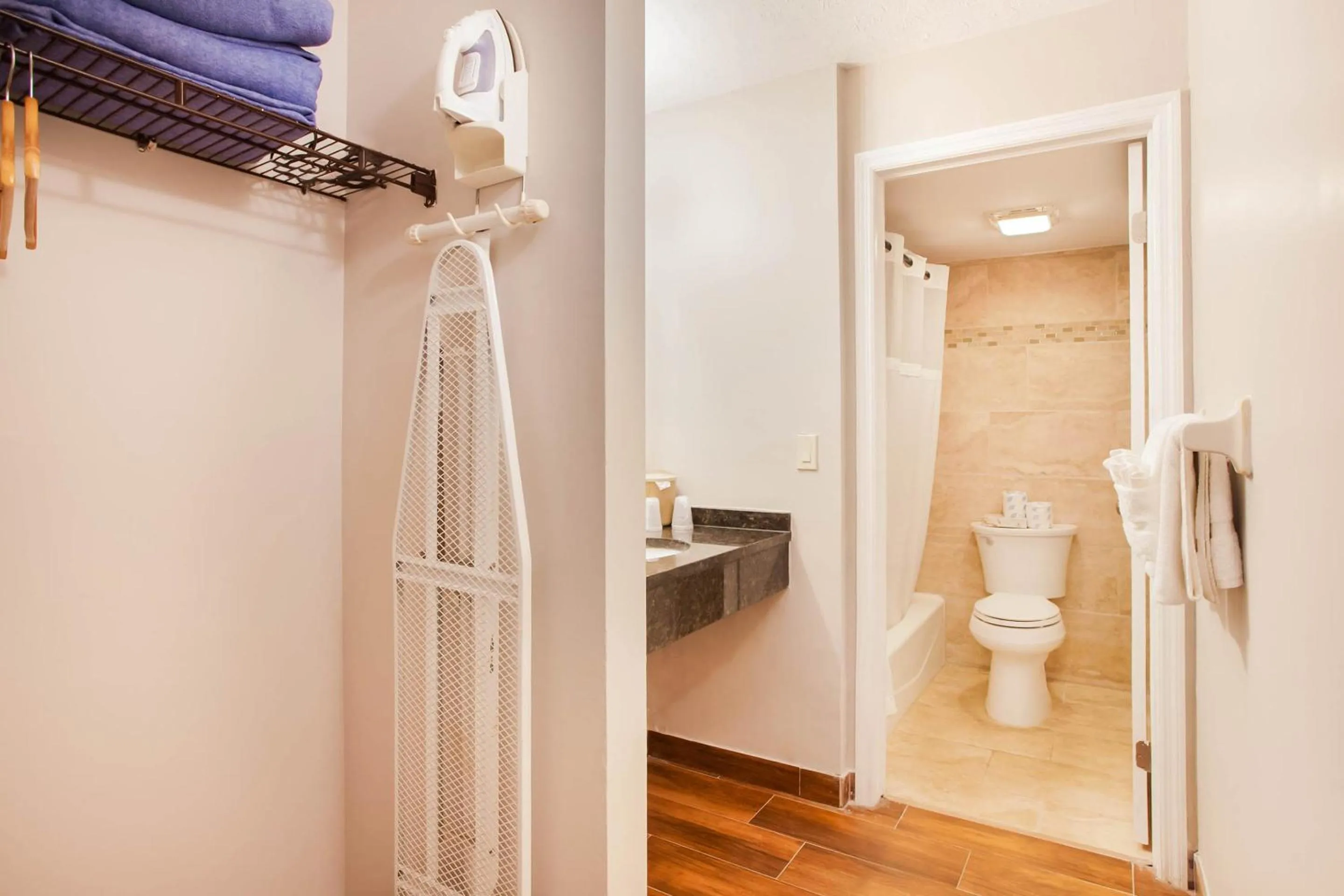 Bathroom in OYO Waterfront Hotel- Cape Coral Fort Myers, FL