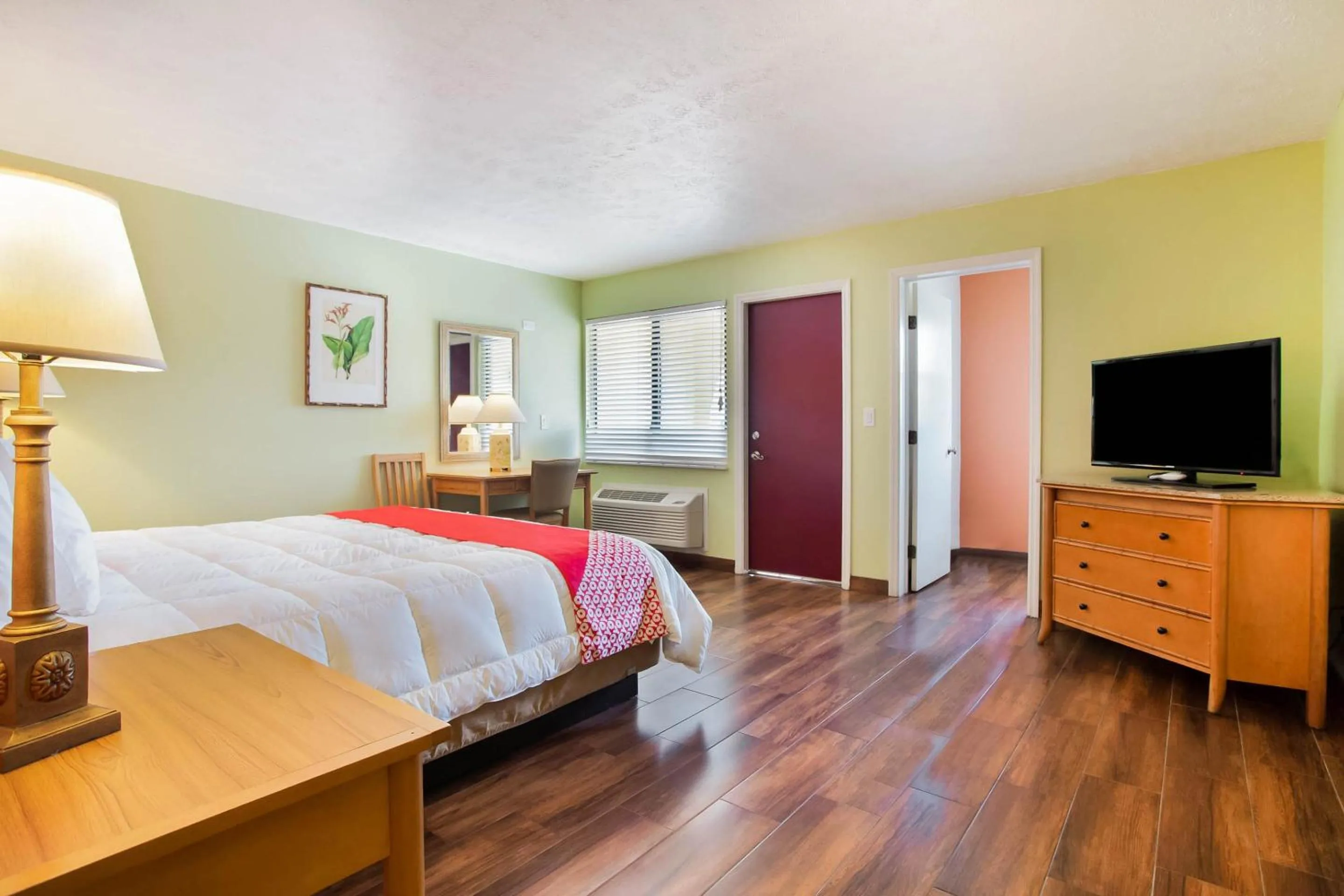 Bedroom, Bed in OYO Waterfront Hotel- Cape Coral Fort Myers, FL