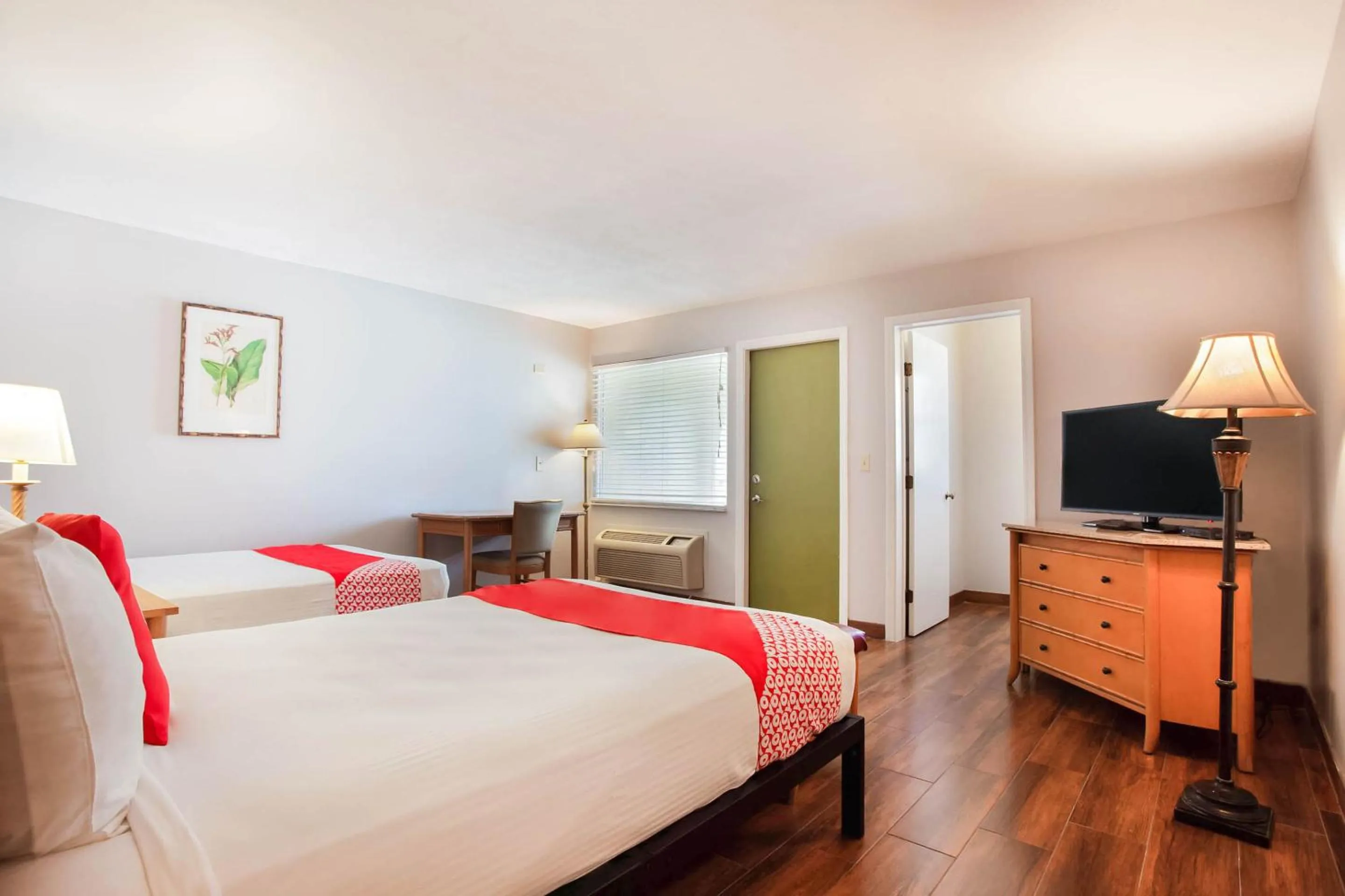 Bedroom, Bed in OYO Waterfront Hotel- Cape Coral Fort Myers, FL