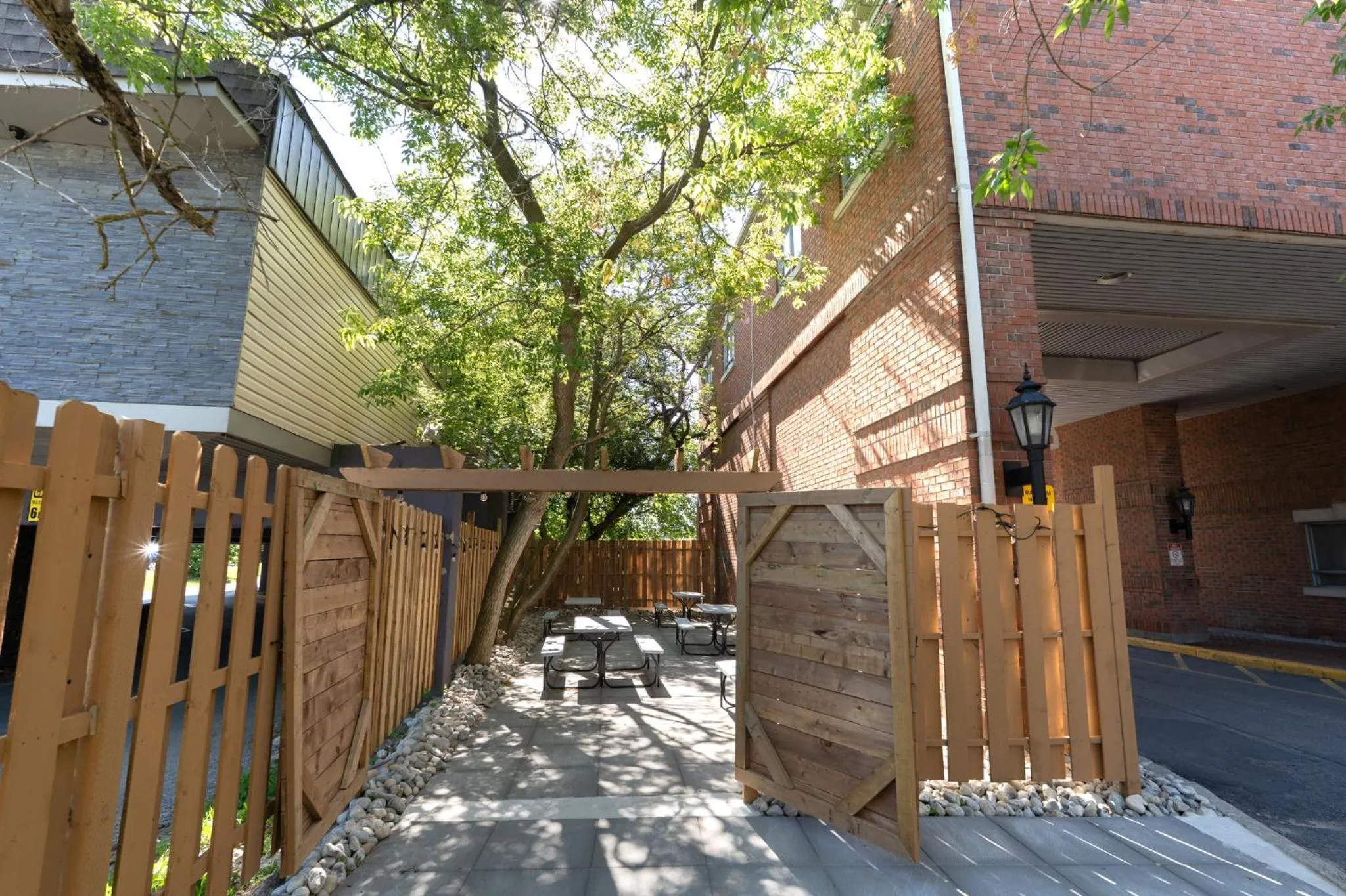 Patio in Comfort Suites