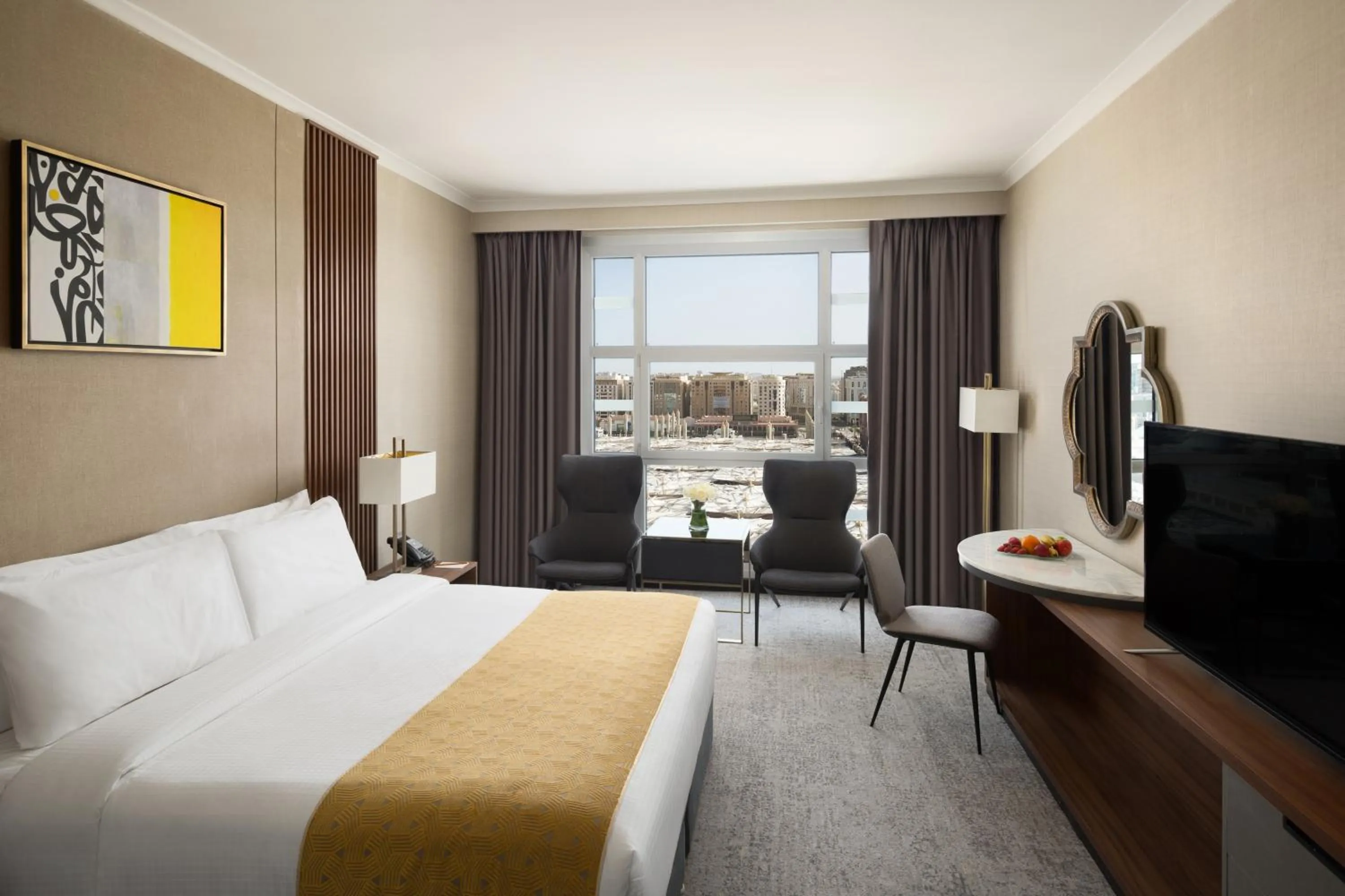 TV and multimedia, Bed in Anwar Al Madinah Mövenpick