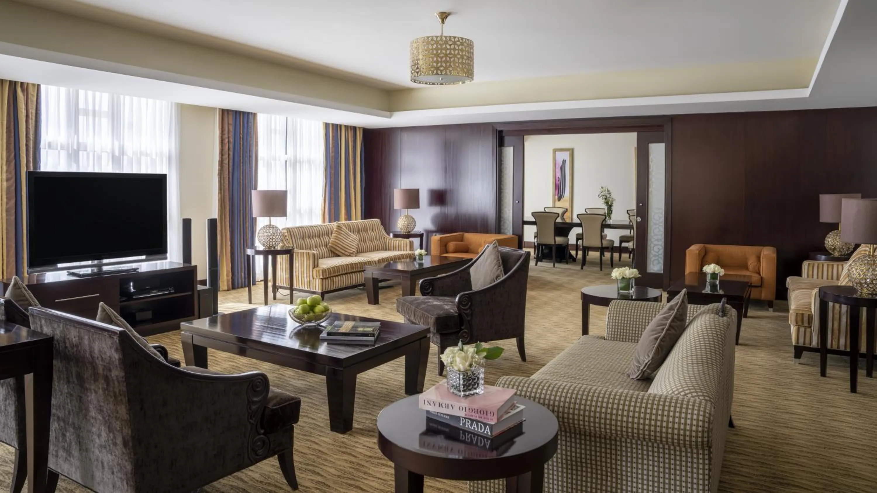 Seating area in Anwar Al Madinah Mövenpick