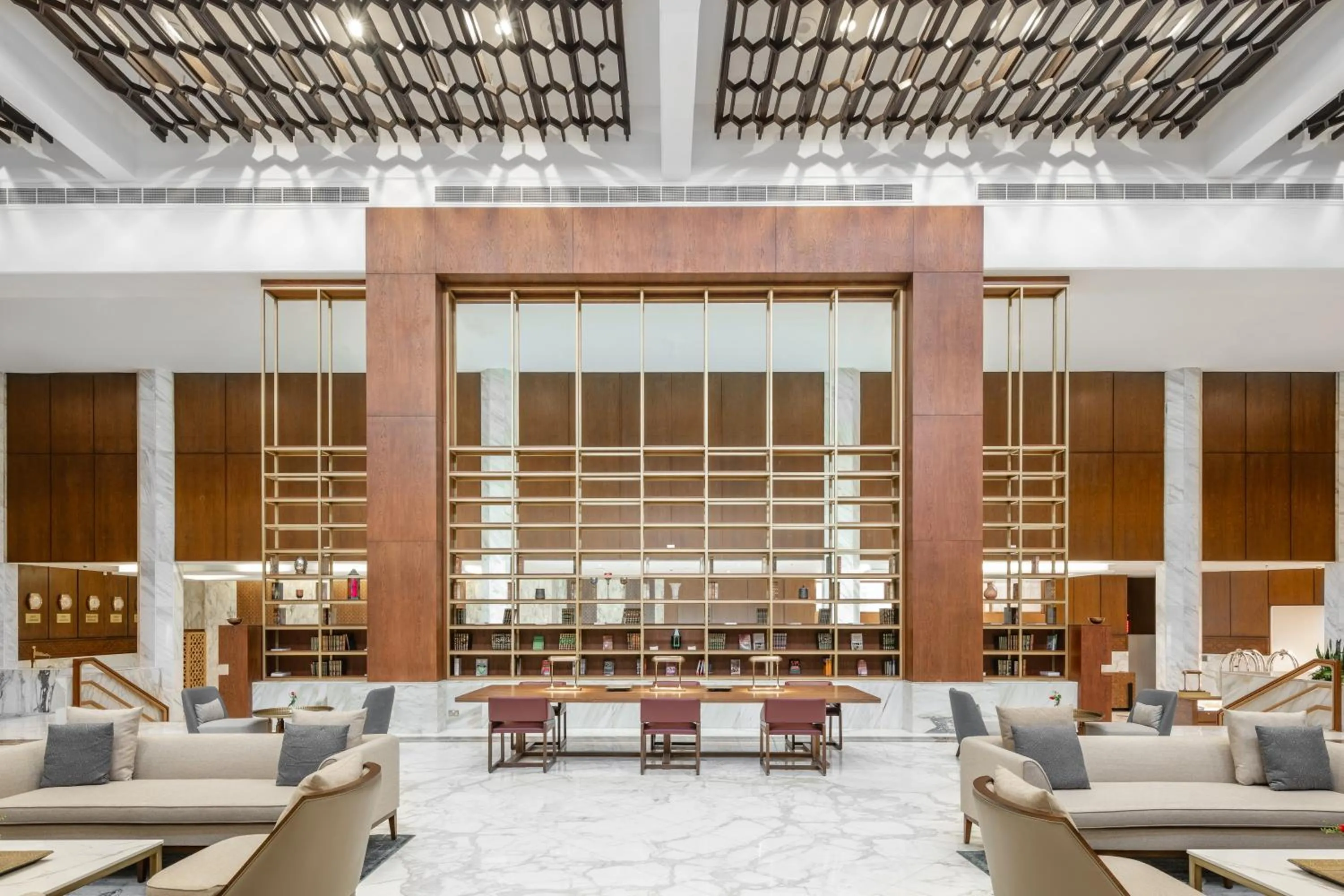 Library in Makarem Ajyad Makkah Hotel