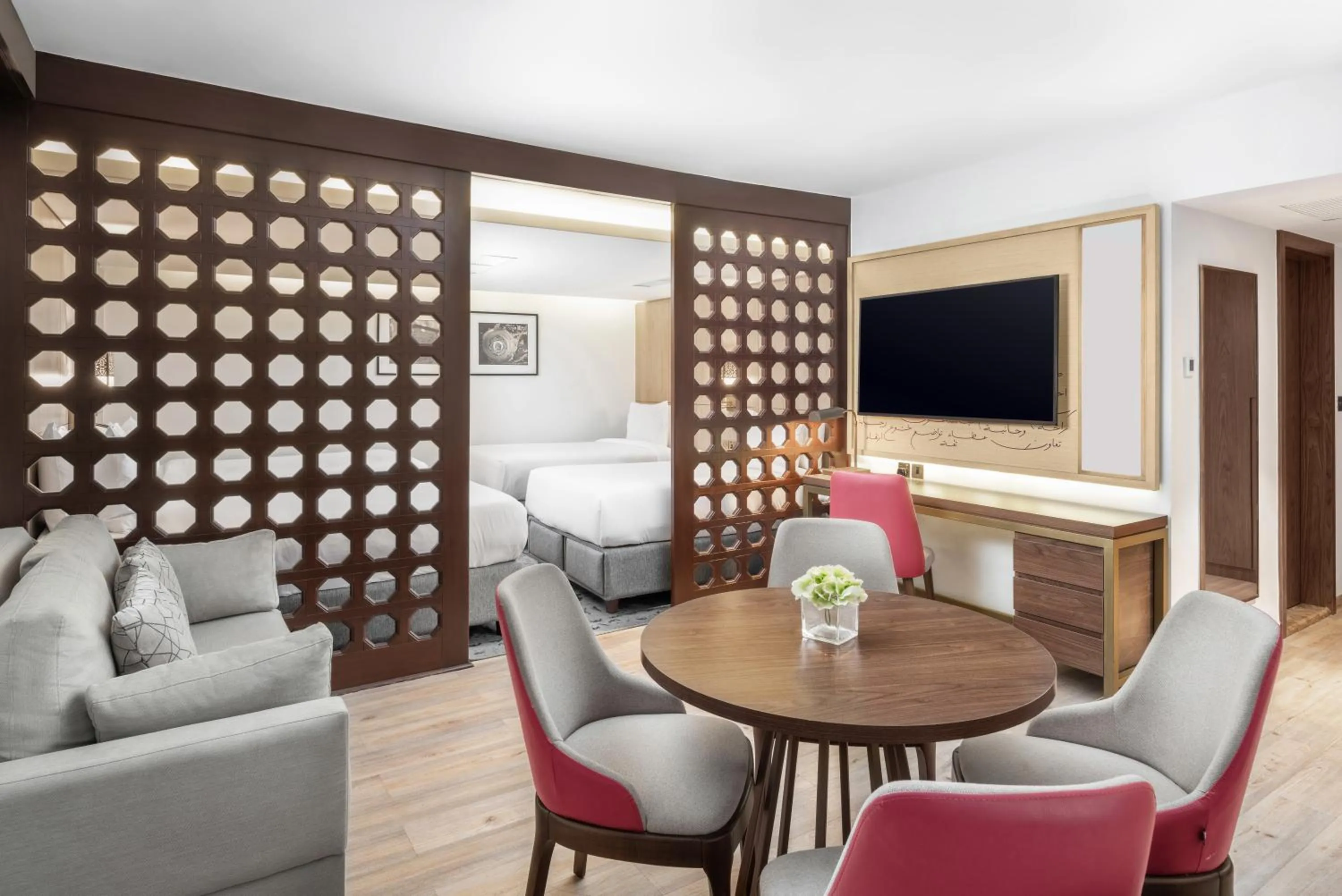 Seating area in Makarem Ajyad Makkah Hotel